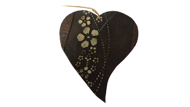 Lot de 2 coeurs en céramique artisanale - Liliane Peiffer Bon état -  reconditionné disponible sur Label Emmaüs