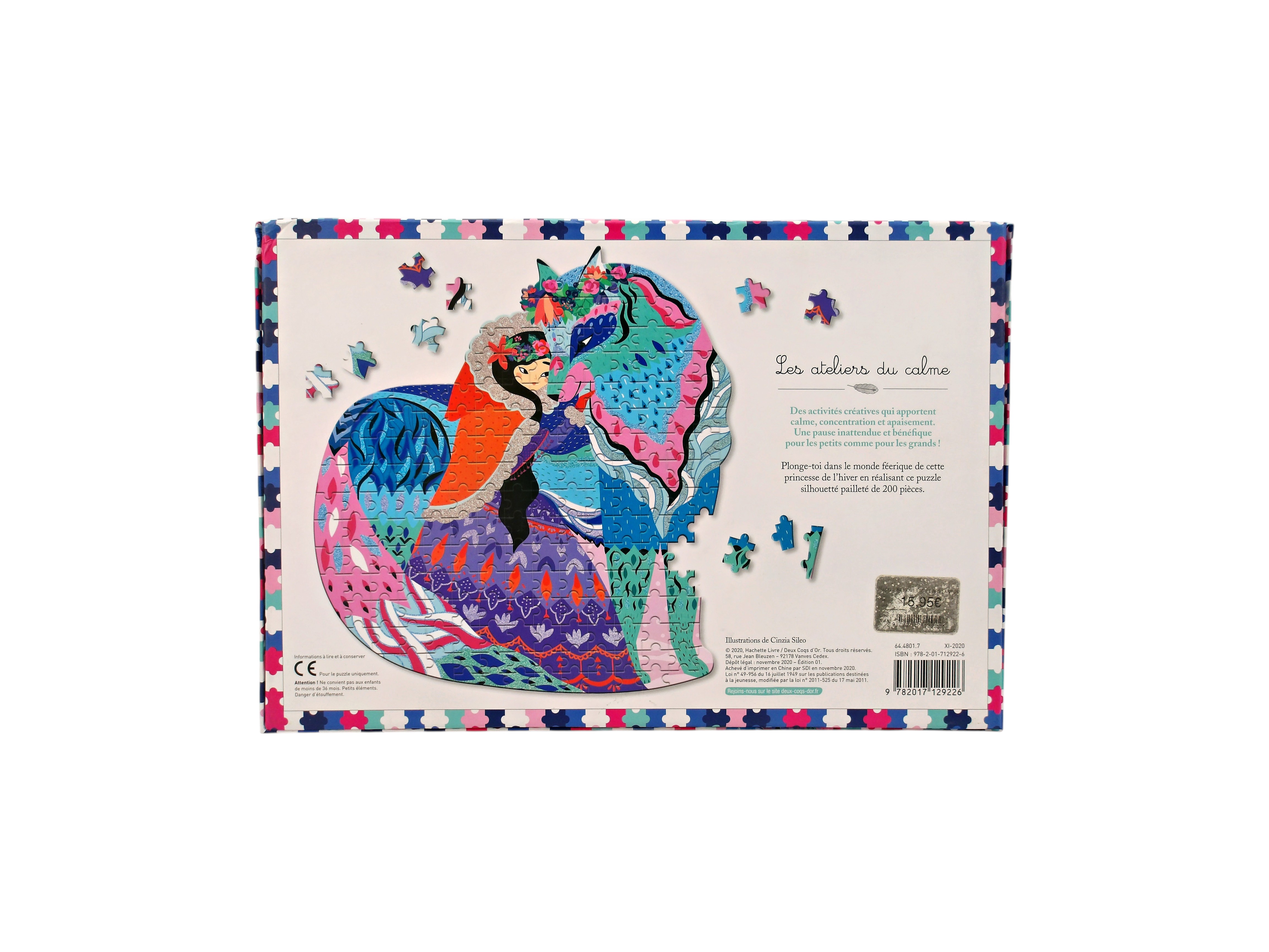 Voir photo 2 de Puzzle - Puzzle silhouetté Princesse de l'Hiver - 200 pièces- Édition 2020 Puzzle - Puzzle silhouetté Princesse de l'Hiver - 200 pièces- Édition 2020 Comme neuf - Vue 2 -