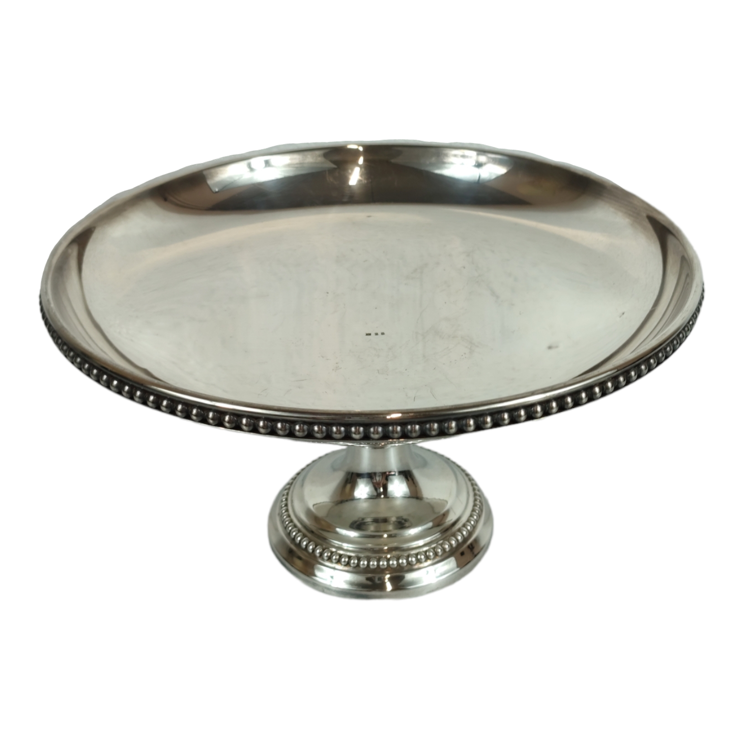 Compotier en métal argenté - poinçon MD II et poinçon 25 Bon état - Vue 2 - 