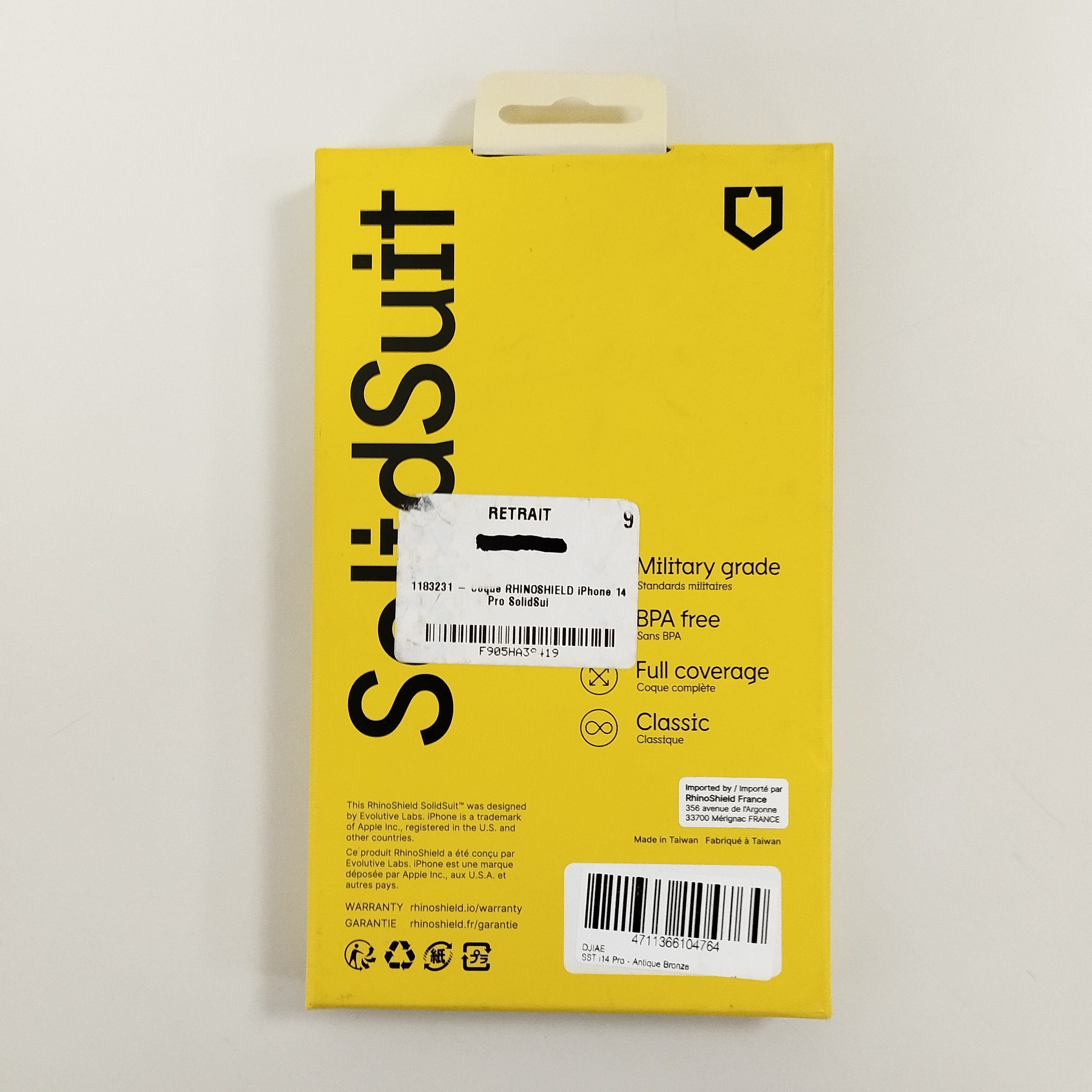 Coque RhinoShield SolidSuit pour iPhone 14 Comme neuf - Vue 2 - 