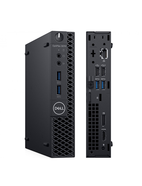 Dell 3070 Micro - Core I3-9100T - 256 Go - 8 Go - Windows 11 Pro 64 Bits