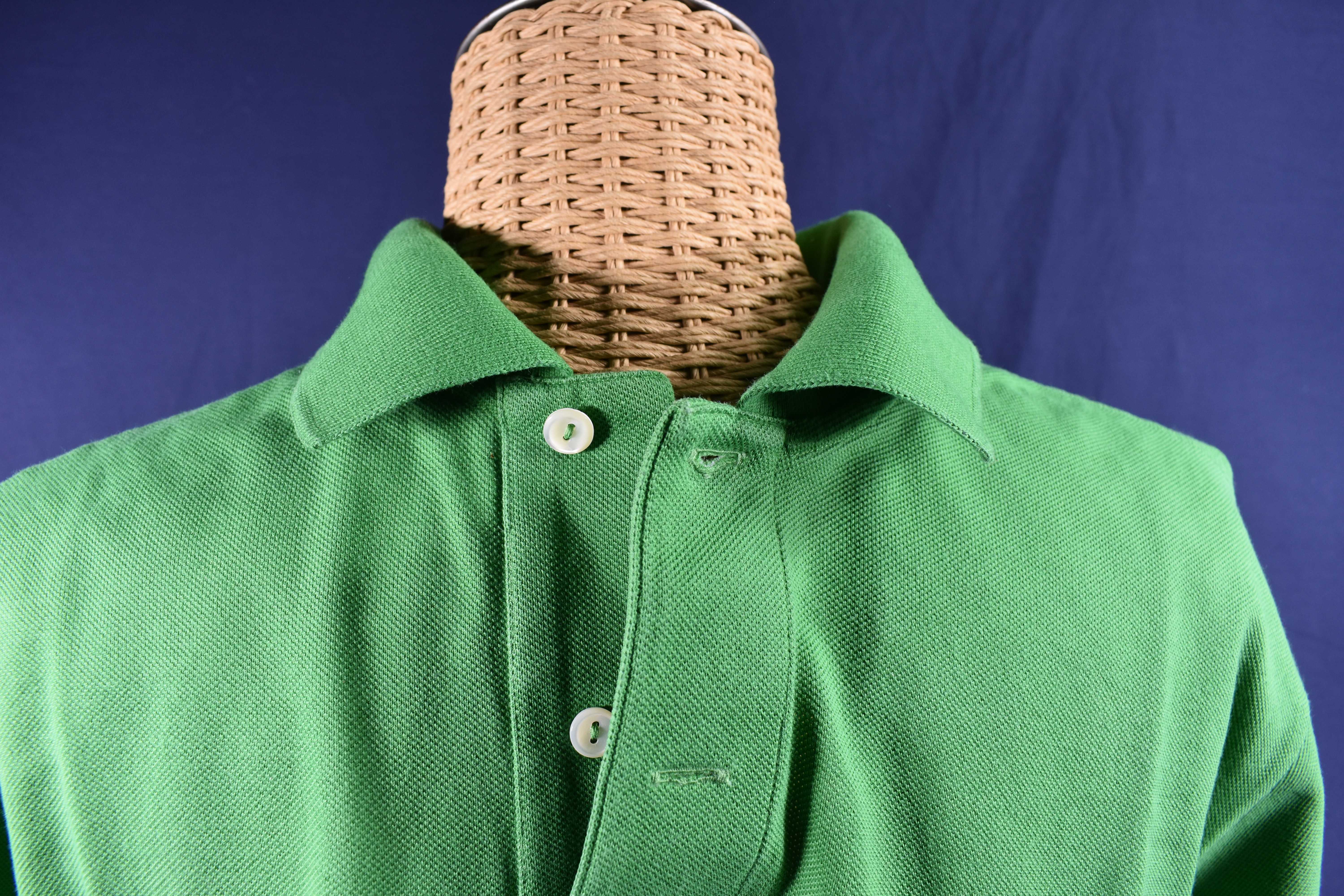 Polo Lacoste de couleur verte Classic Fit, taille FR 5 et US L - Bon état - Photo 4