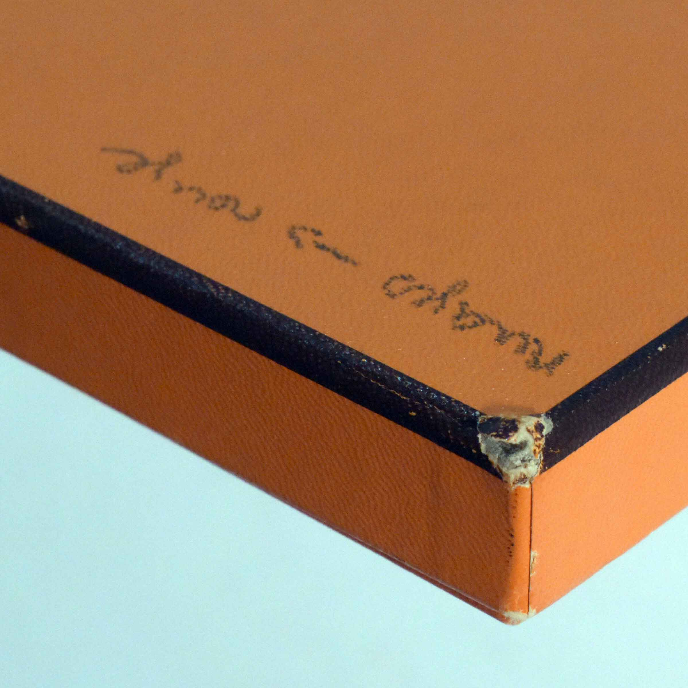 Cravate Fantaisie - Maison Hermès™ 7333 EA - Nuages sur Fond Rouge - Photo 10