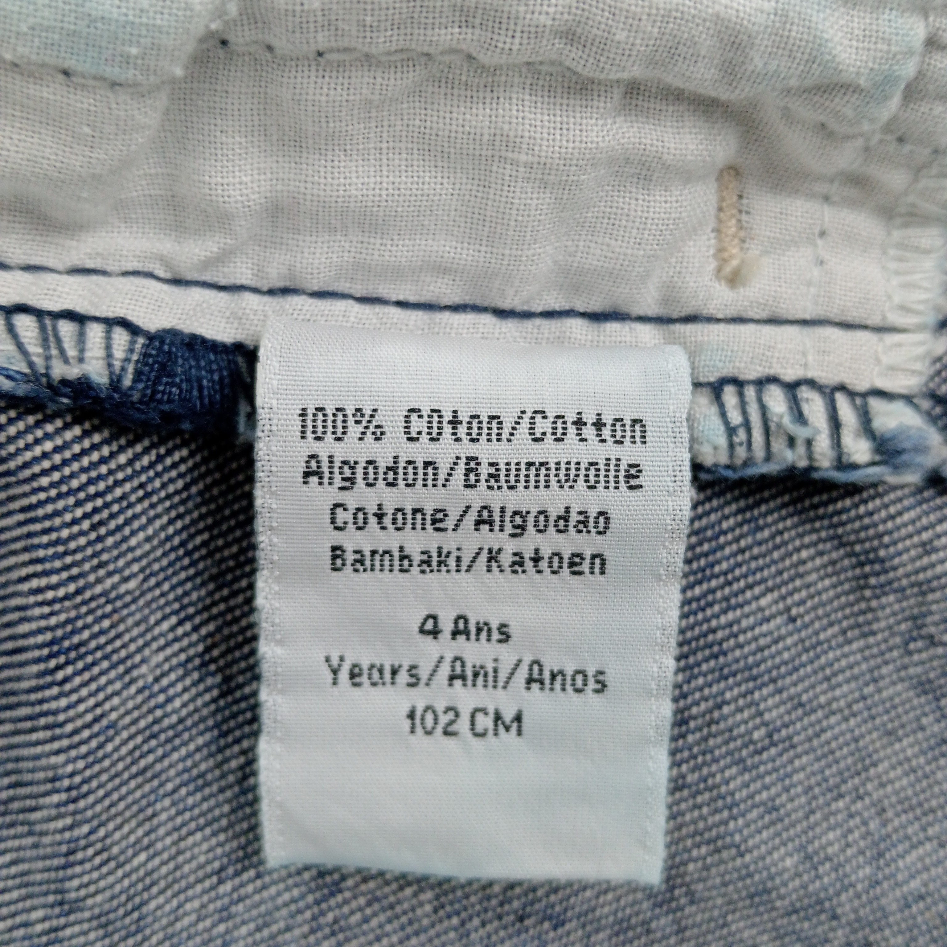 Veste en jean enfant fille de la marque Miss Oyla manches longues de couleur bleu taille 102 cm (4 ans) - Photo 6