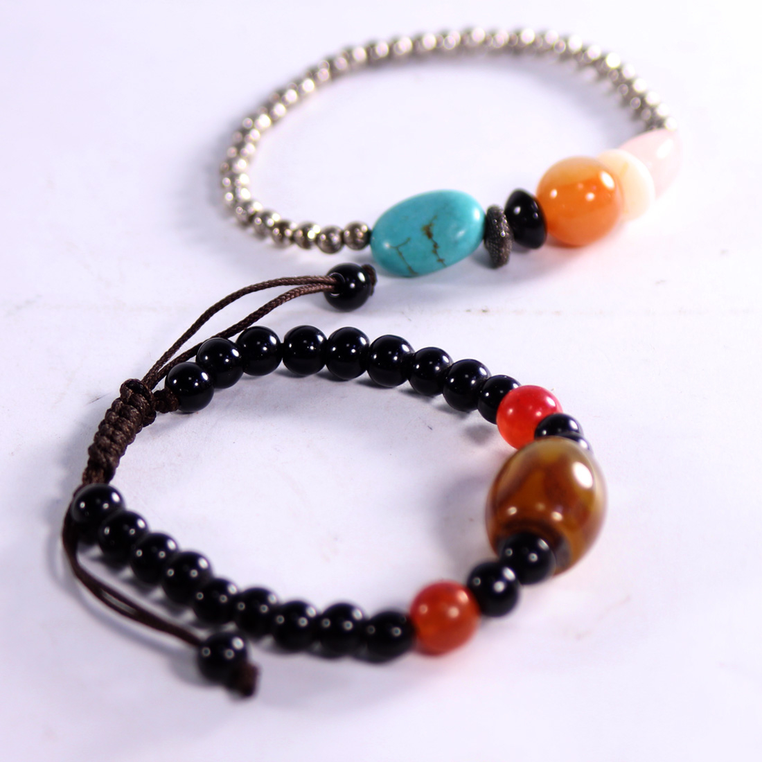 Bracelet pierre ou verre Bon état - Vue 3 - 