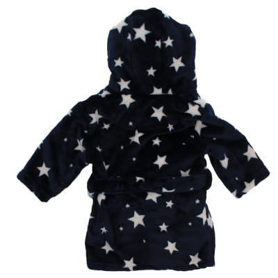 Peignoir bleu imprimé étoiles blanches - Bébé - Next - Taille 9/12 mois - Photo 1