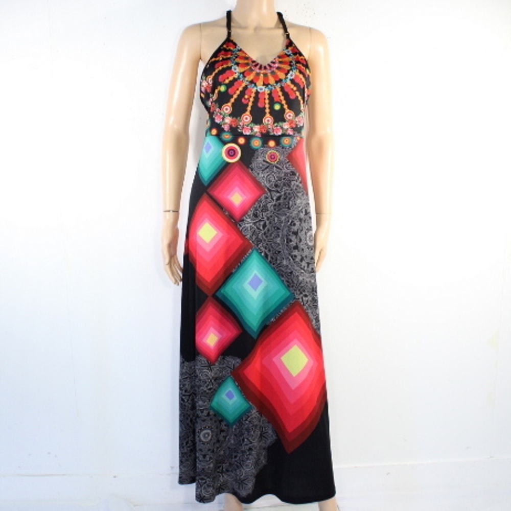 Robe Longue Multicolore IDES 101 Taille M/L - Label Emmaus - Modalova