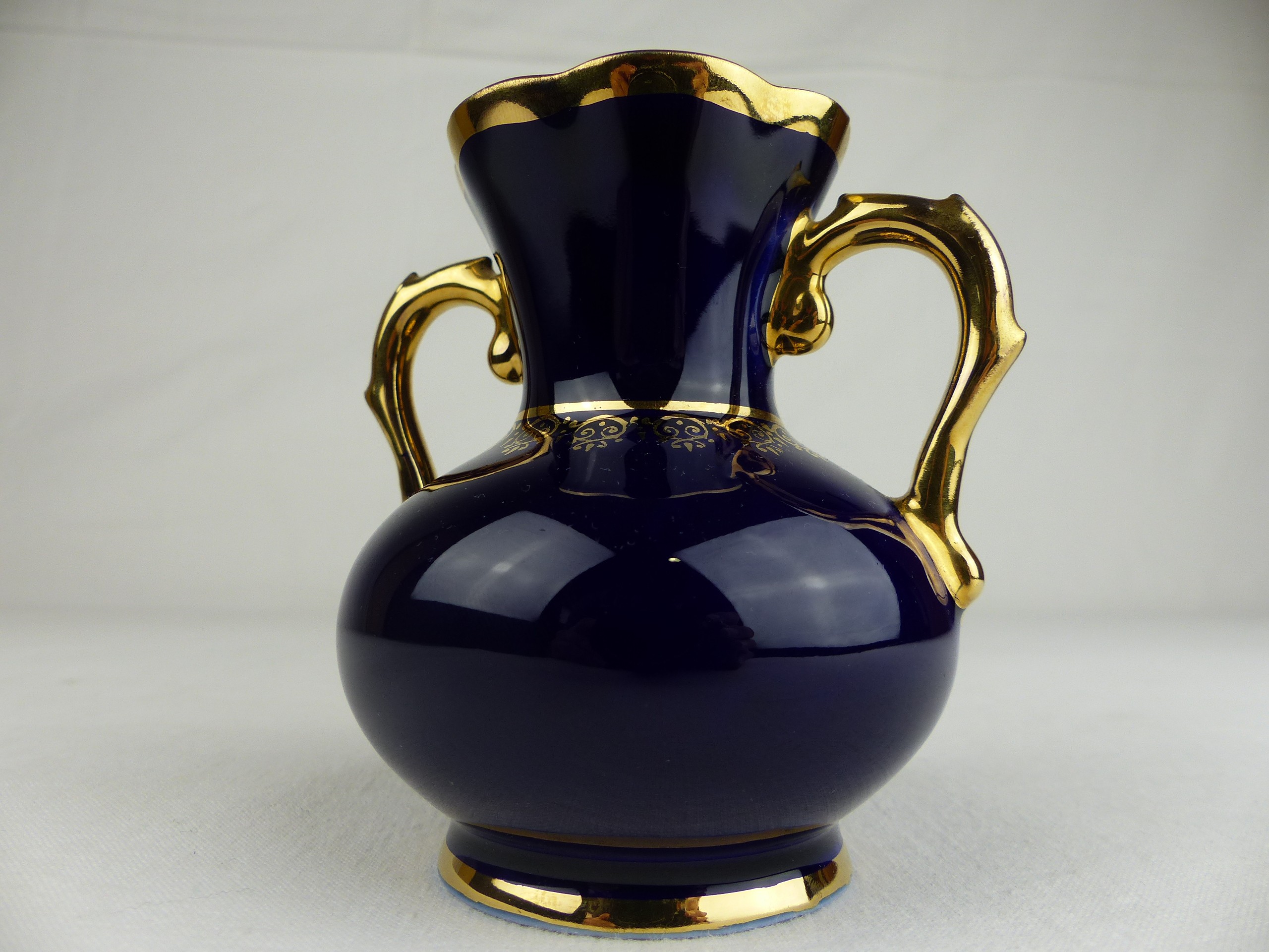 VASE MINIATURE ANCIEN, Porcelaine SC à LIMOGES Art Déco 1930, desvres