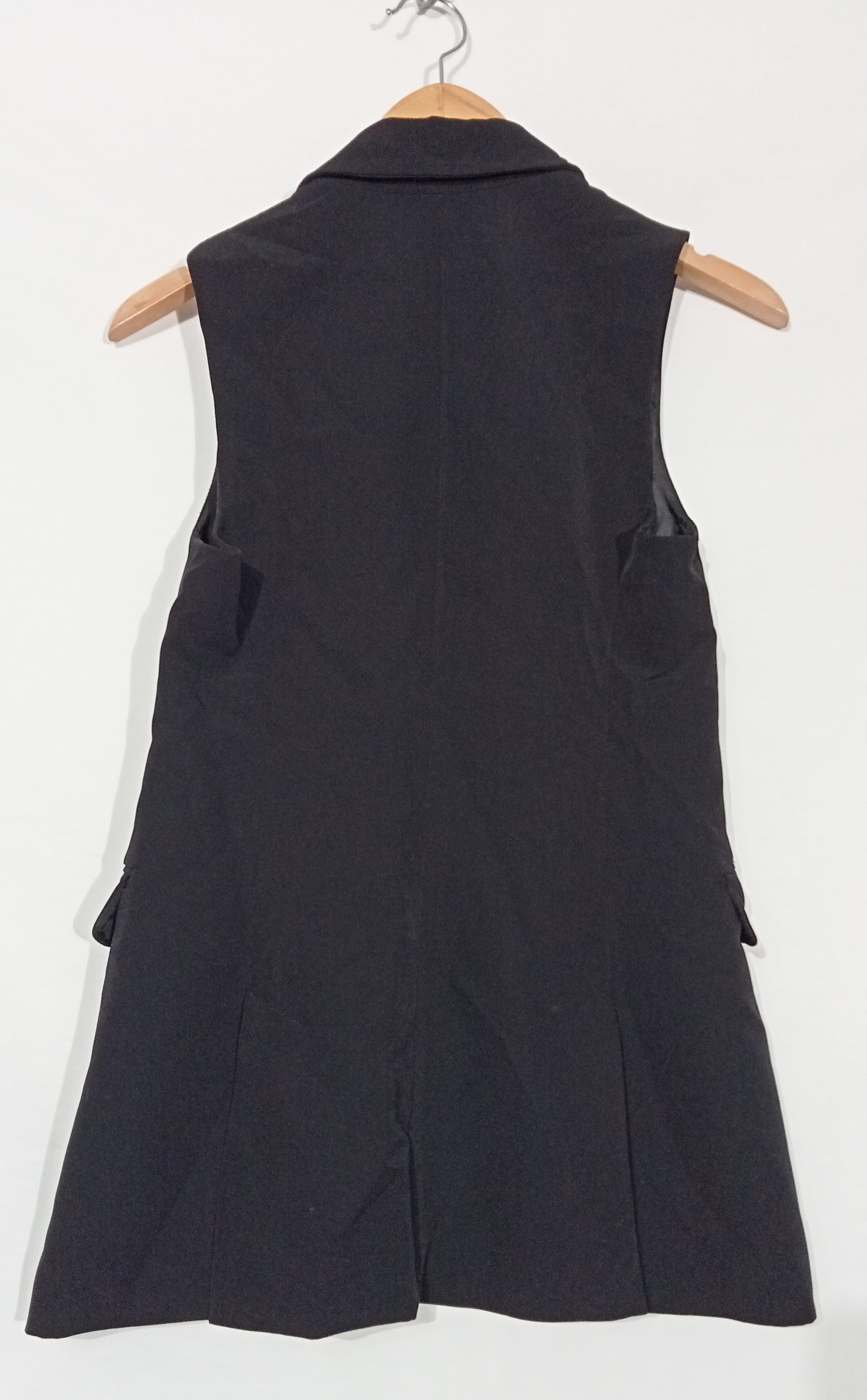 Veste longue noire sans manches - Zara Basic - XS - Très bon état - Photo 5