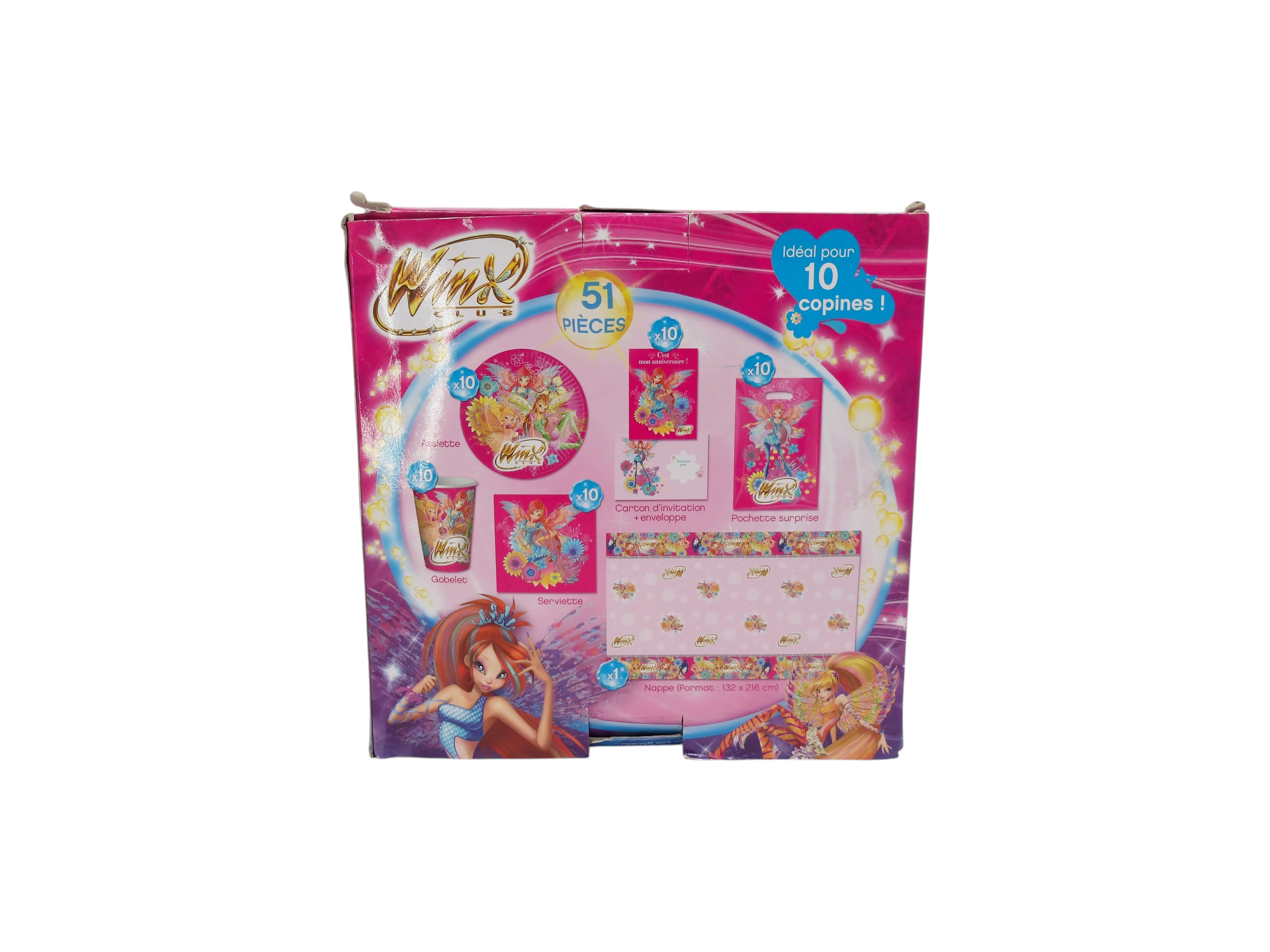 Voir photo 2 de Mon kit anniversaire - Winx Club Mon kit anniversaire - Winx Club Comme neuf - Vue 2 -