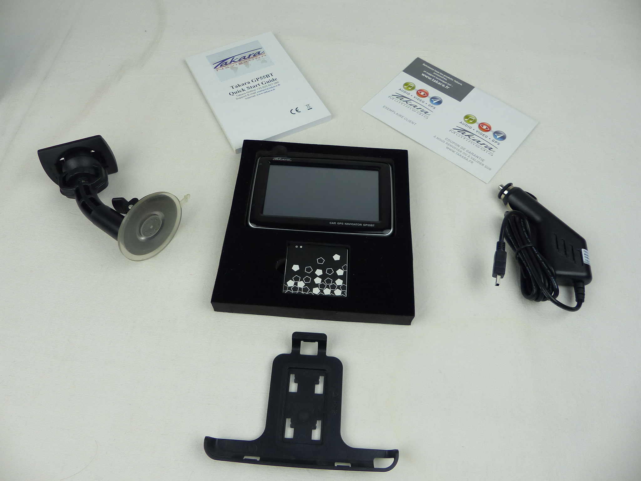 NAVIGATEUR GPS Takara 4.3 GP55BT Portable écran noir. - Comme neuf sur Label Emmaüs