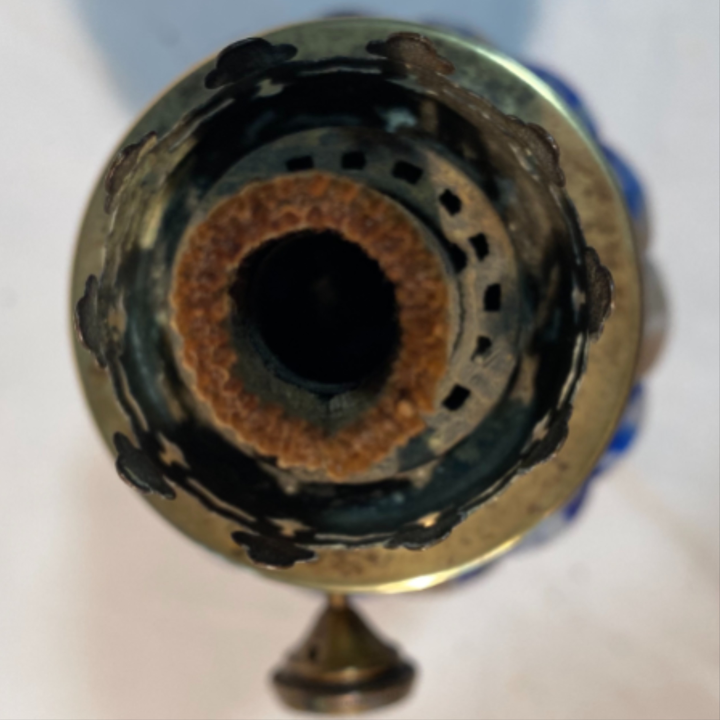 Lampe à pétrole Hugo Schneider Bon état - Vue 10 - 