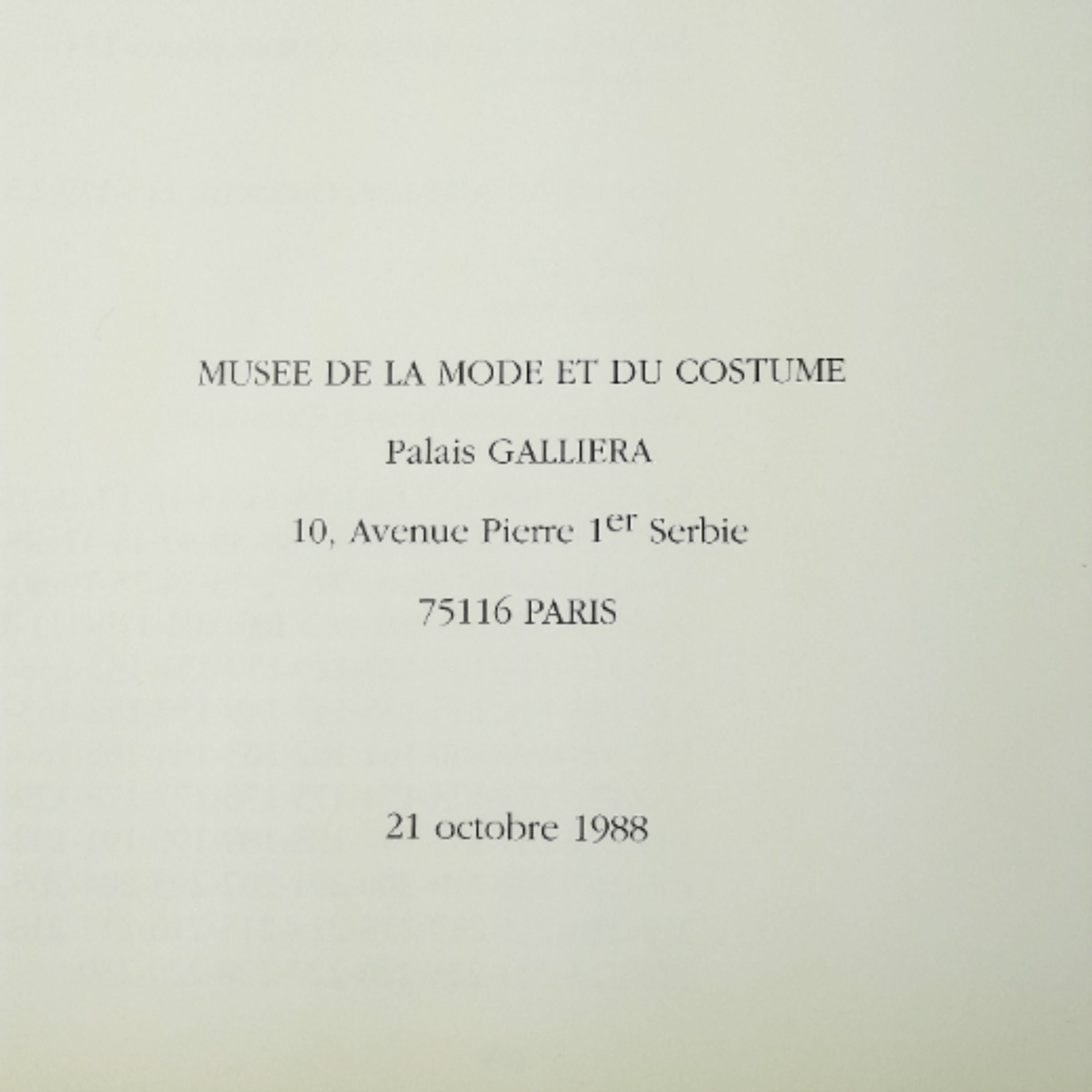 L'élégance française au cinéma , Musée de la mode et costume , palais Galliera - Photo 1
