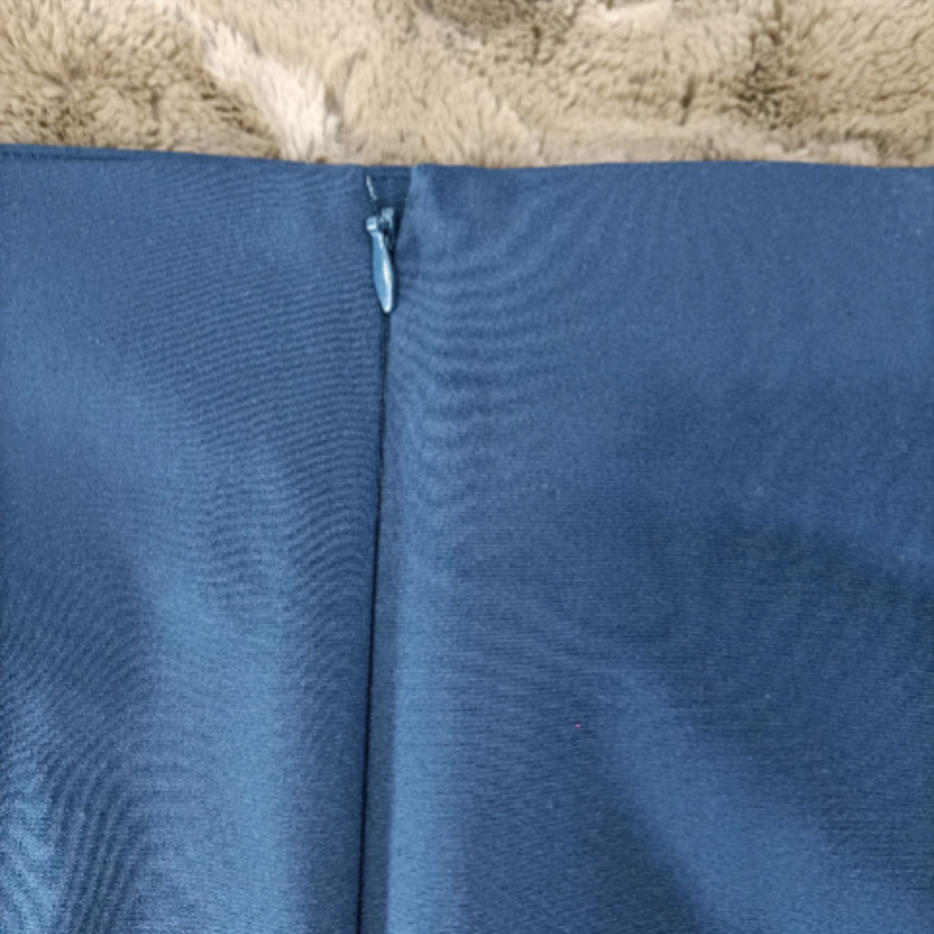 Jupe droite marine, avec boutonnage à pont - Gerry Weber - 42 - Photo 3