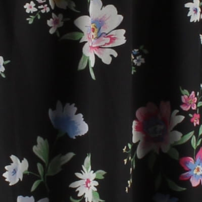 Jupe noire imprimée - Femme - DIVIDED - Taille S - Photo 3