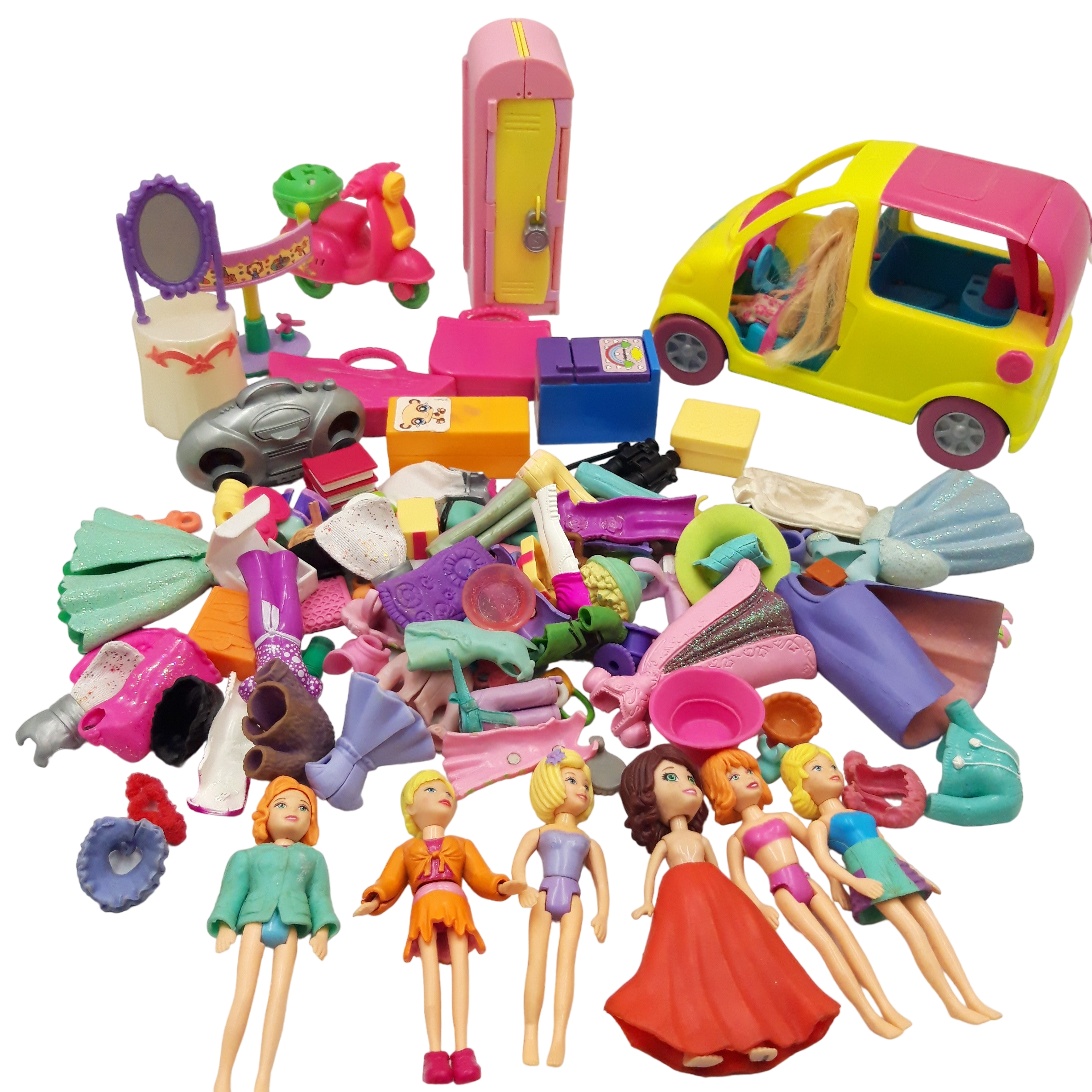 Ensemble de jouets Polly Pocket vintage (lot 2) Bon état -  reconditionné disponible sur Label Emmaüs