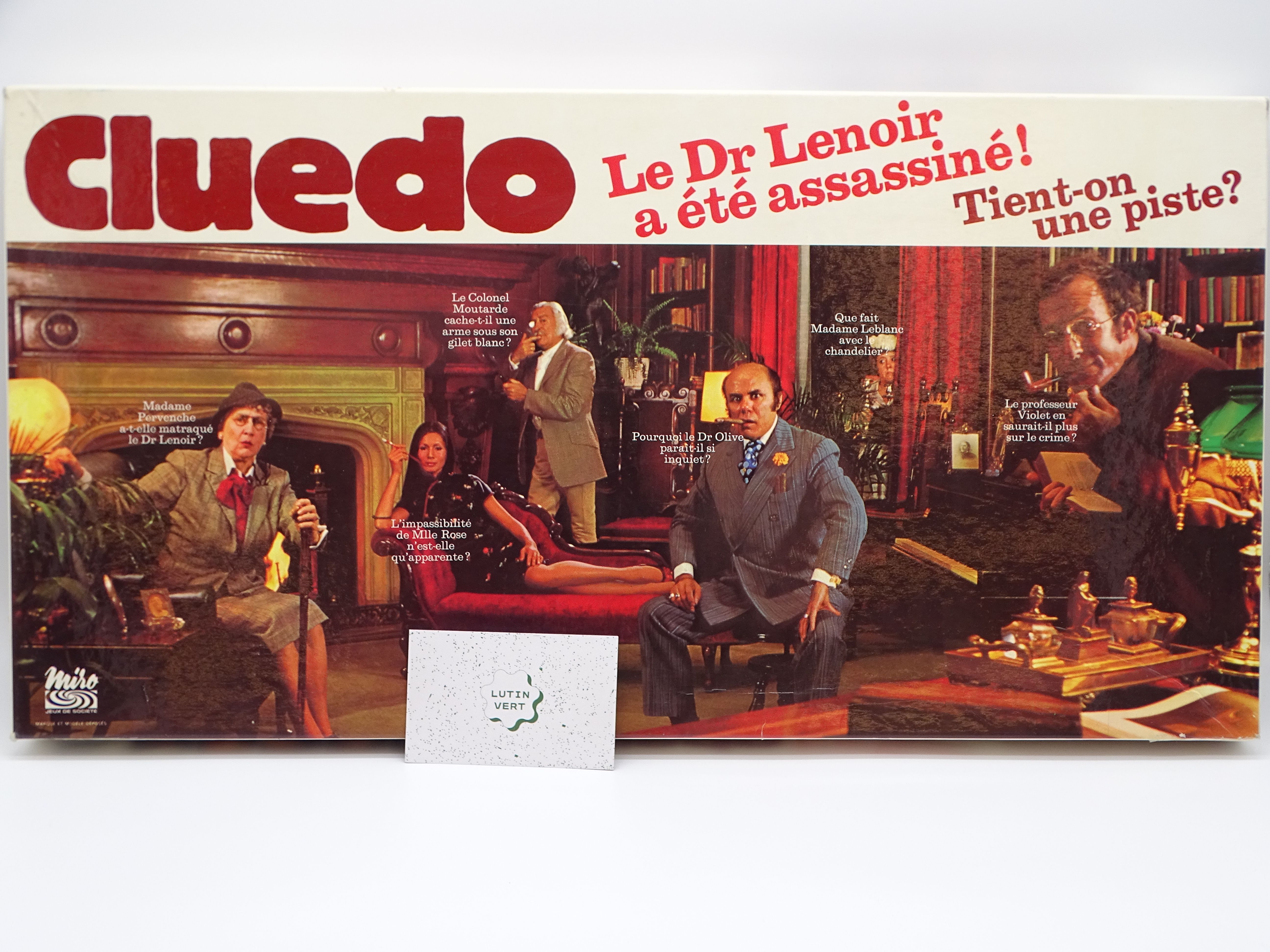 Acheter Cluedo original d'occasion MIRO - Dès 8 ans | Ref 13295 Bon état - 20,00 € Cluedo original d'occasion MIRO - Dès 8 ans | Ref 13295 Bon état - reconditionné disponible sur Label Emmaüs