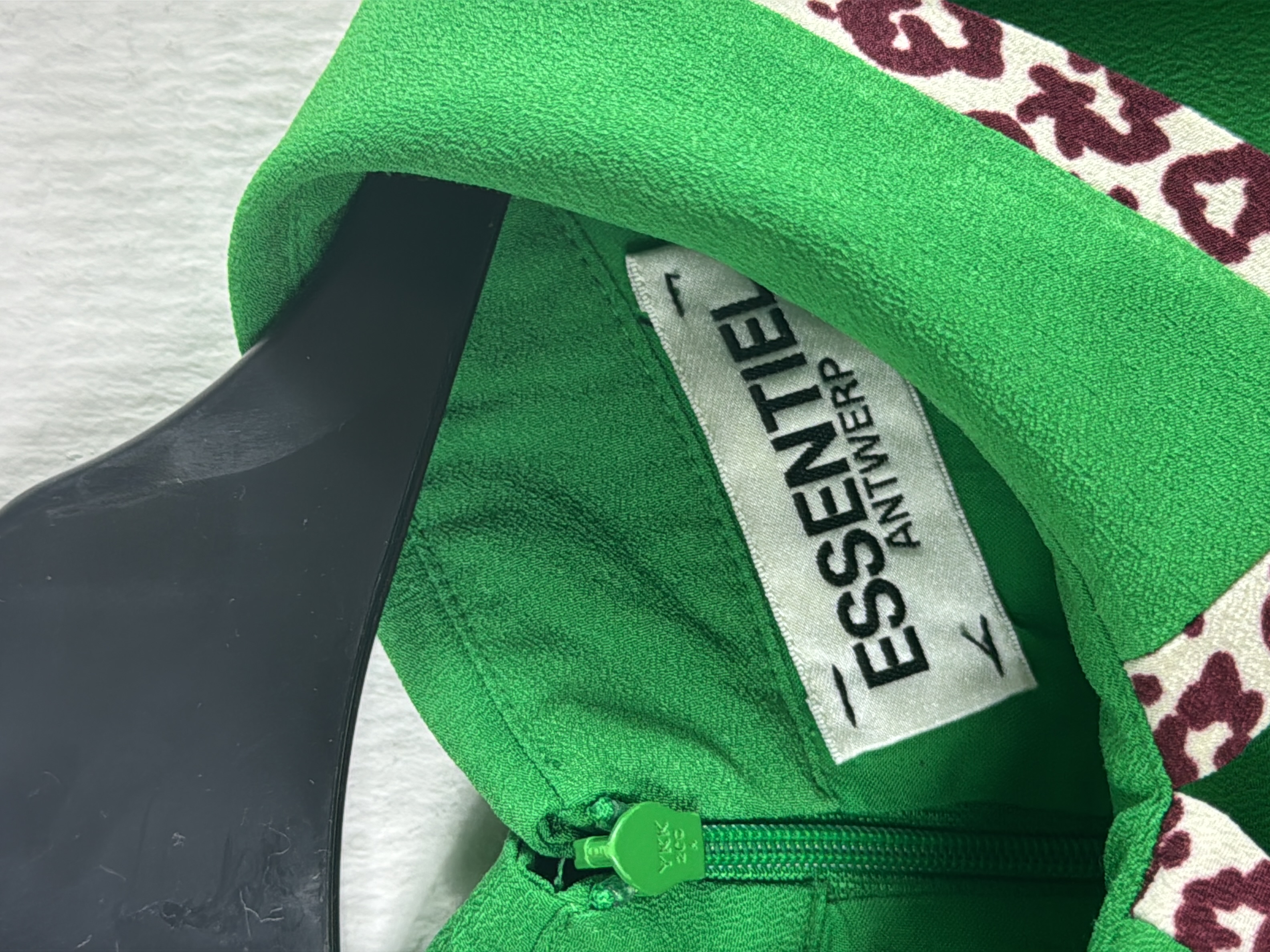 Robe verte Essentiel antwerp 💚 Léopard ceinture S - Photo 4