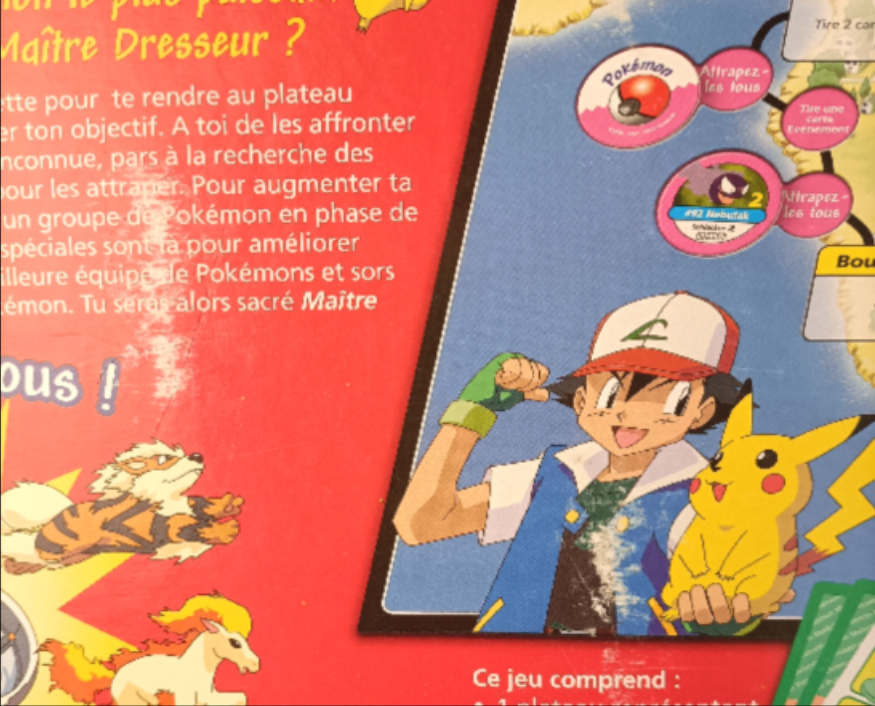 Jeu de société Pokémon Maître dresseur - MB jeux, 2000 Nintendo Bon état - Vue 17 - 