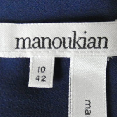 Jupe bleue plissées - Femme - MANOUKIAN - Taille 42 - Photo 4