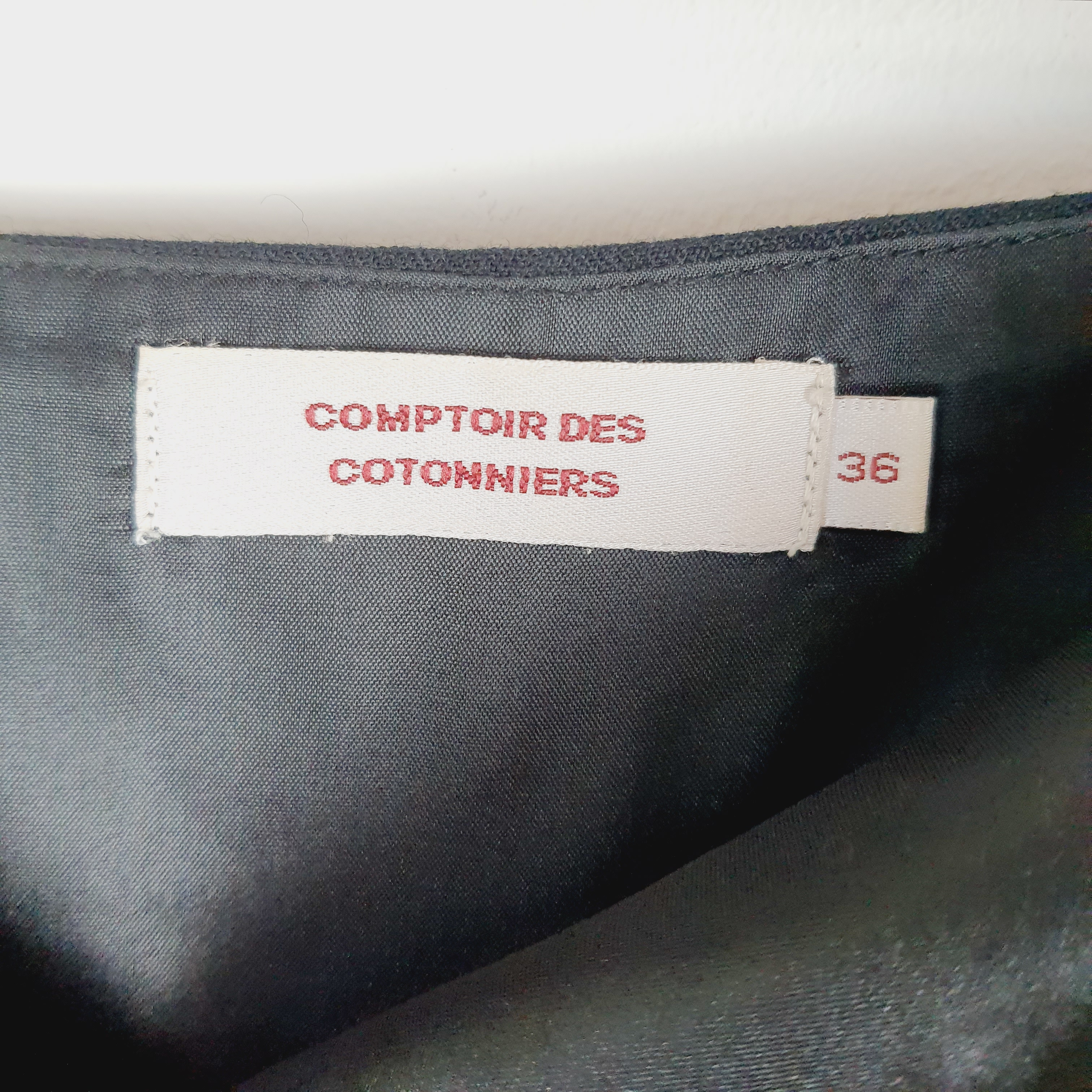 Jupe noire femme - Comptoir des cotonniers - 36 - Photo 4