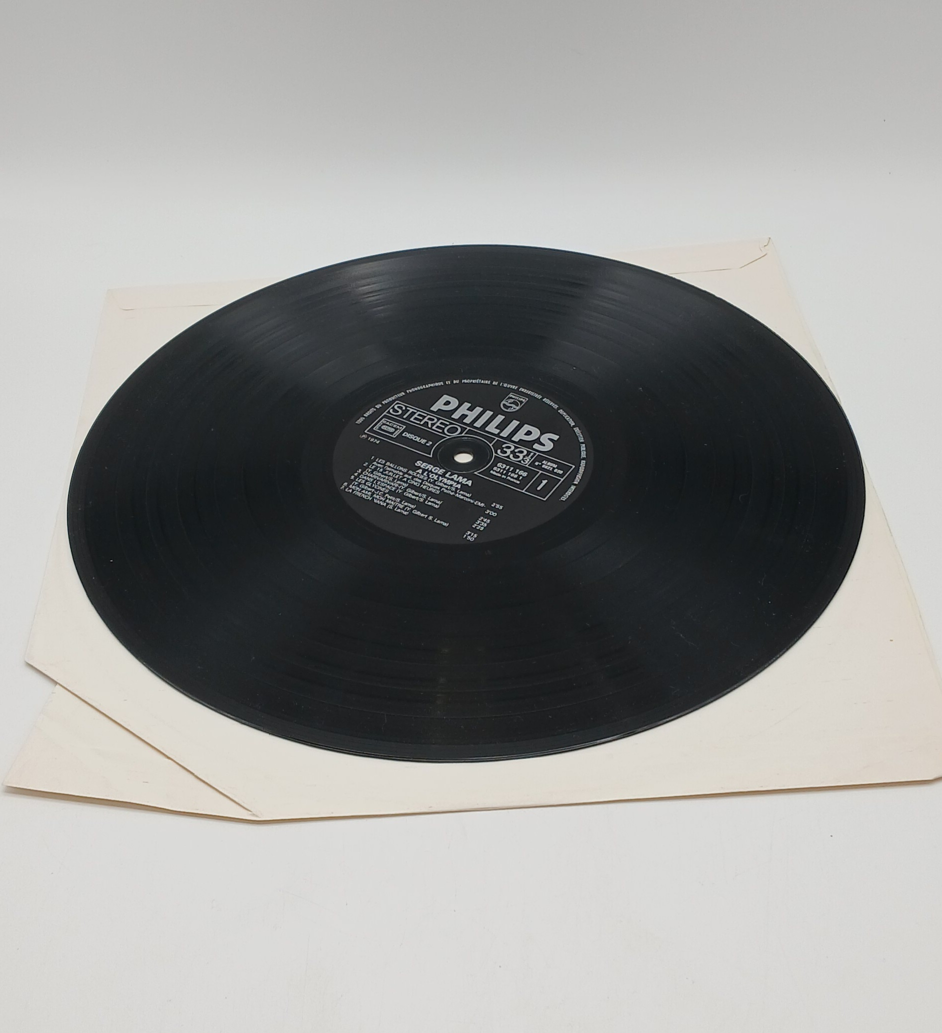 Vinyle 33 Tours - Serge LAMA à l'Olympia (x 2) - Gatefold - Stereo - Live Très bon état - Vue 2 - 