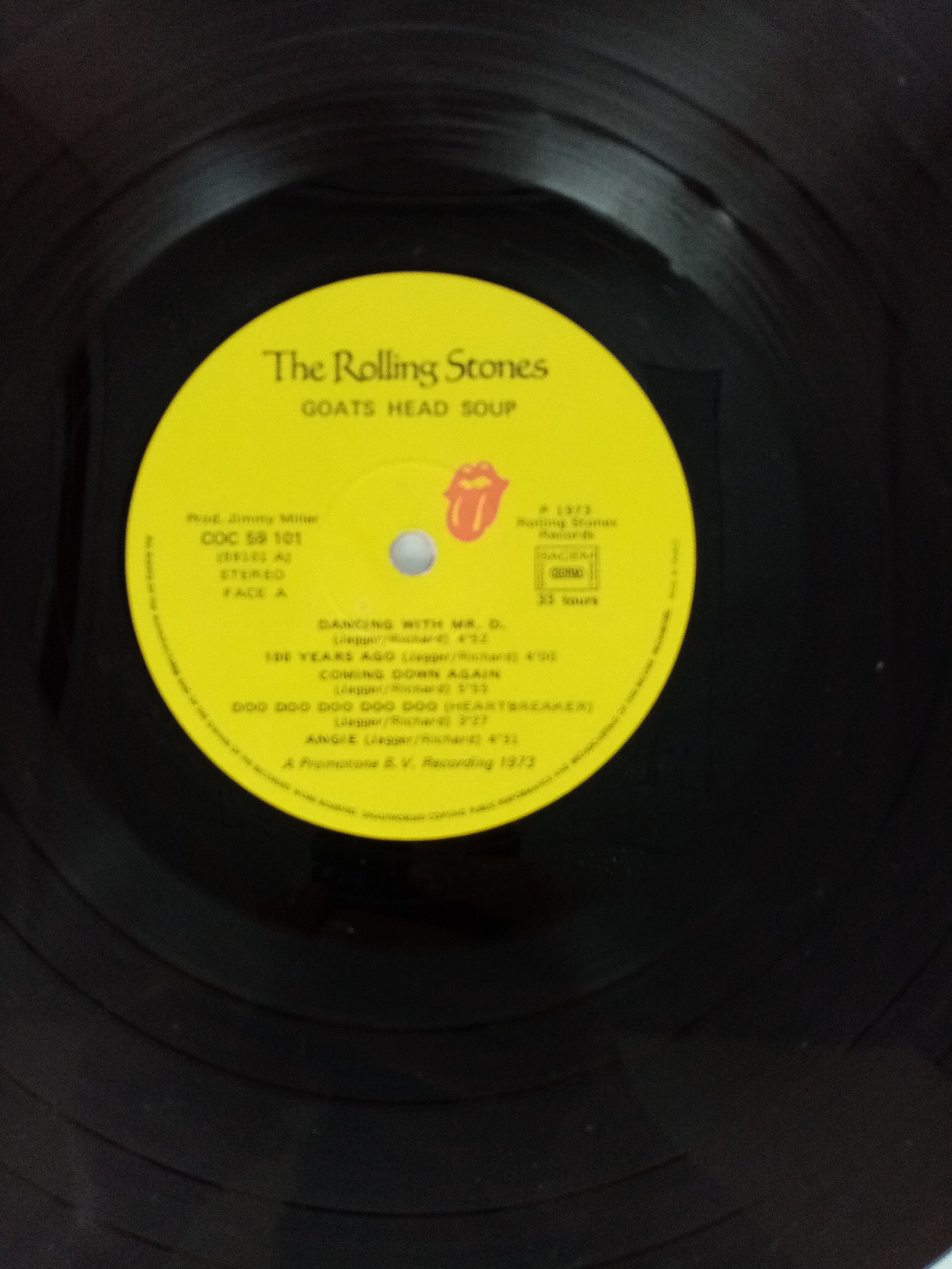 Album vinyle The Rolling Stone "Goats Head Soup" de 1973  - Vue 11 - 
