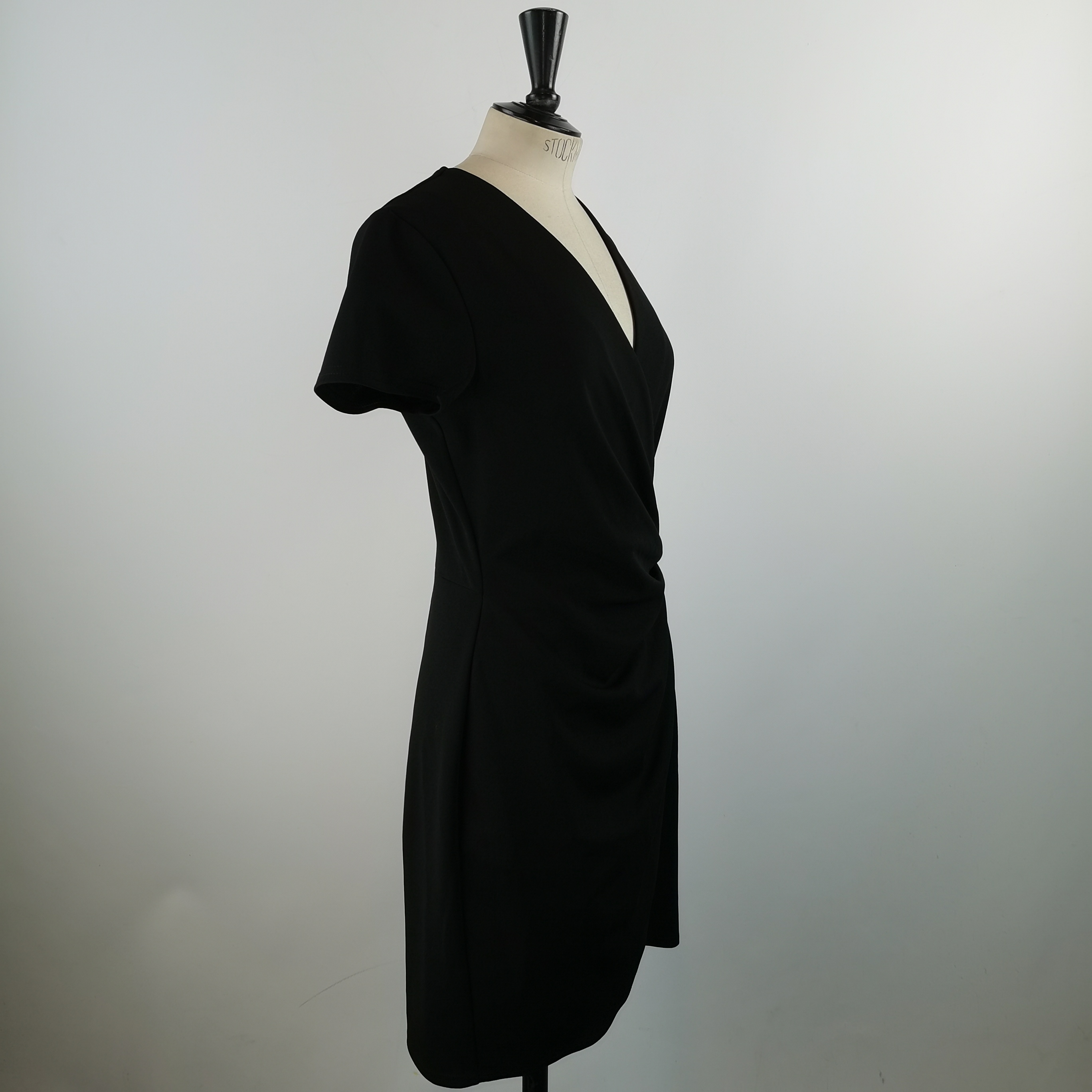 Robe portefeuille – Egerie Paris – Taille M (estimée) – Noir Comme neuf - Vue 3 - 