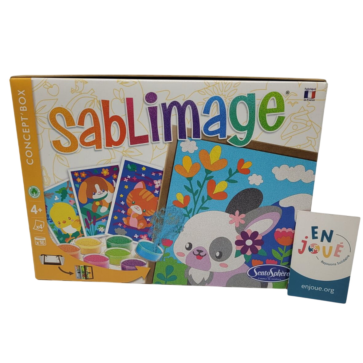 Acheter Loisir créatif - Sablimage Animaux Calins - Sento sphère - À partir de 4 ans . Comme neuf - 11,00 € Loisir créatif - Sablimage Animaux Calins - Sento sphère - À partir de 4 ans . Comme neuf - reconditionné disponible sur Label Emmaüs