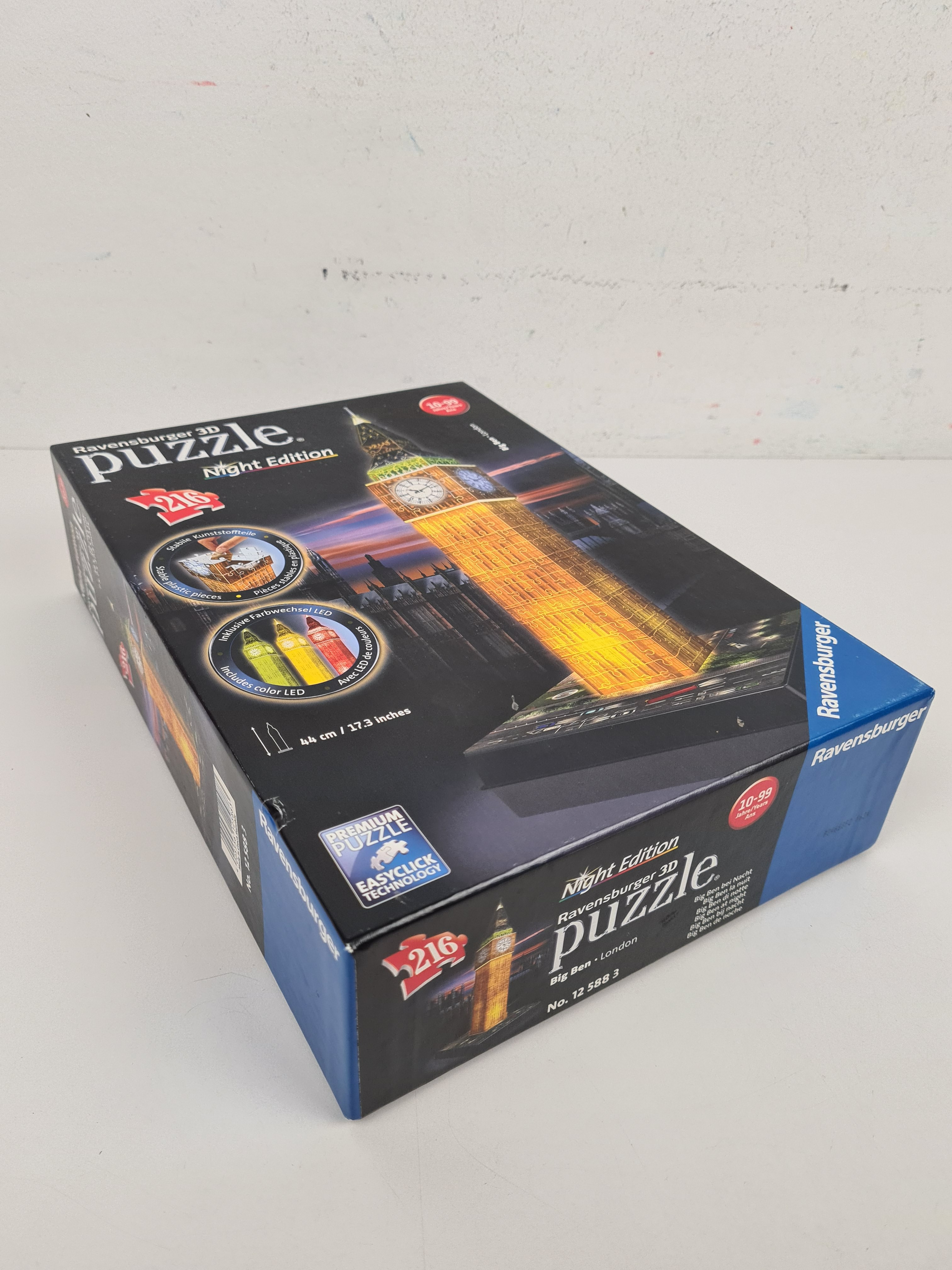 Puzzle 3D - Big Ben London 216 pièces - Night Edition - Ravensburger - 10 ans + Bon état - Vue 4 - 