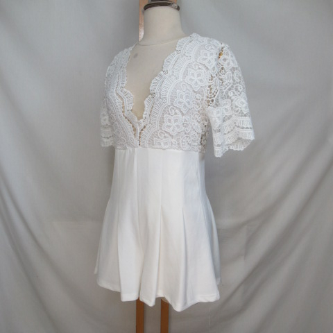 RF142 - Combishort à broderies - Cherry Koko - Taille M  Comme neuf - Vue 3 - 