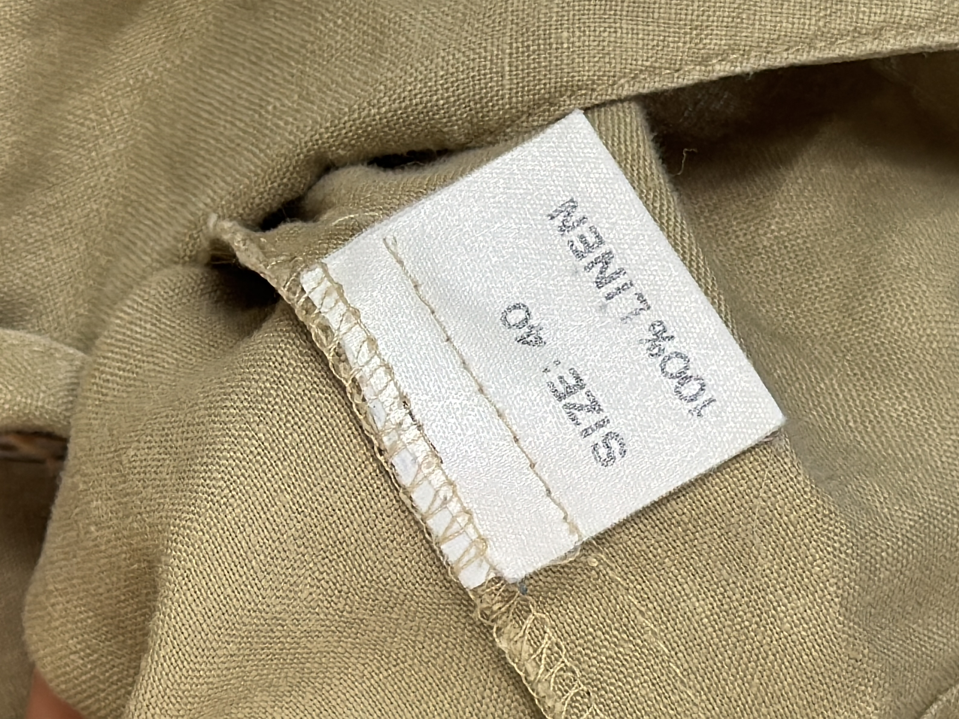 Veste en lin beige tressée Bernd berger L 🌿 - Photo 3