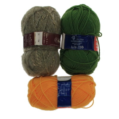 Lot de 3 pelotes panachées - Pingouin - 50g par pelote - Photo 1