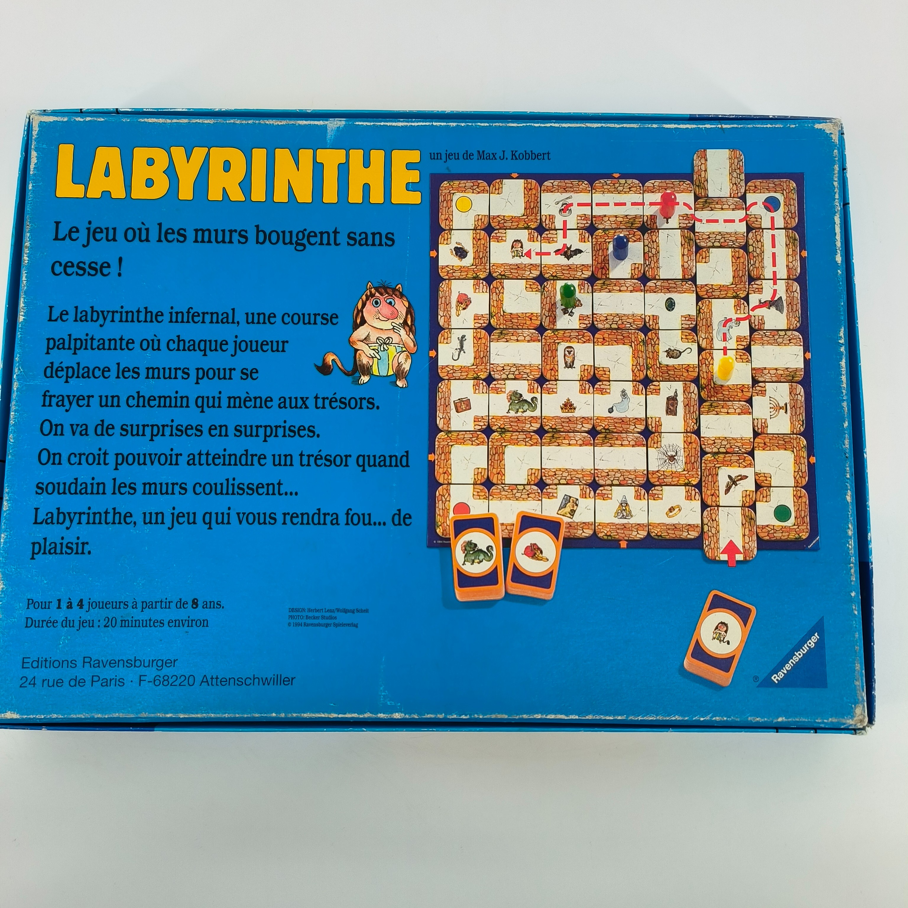 Jeu de société-Labyrinthe-vintage-Ravensburger-1986-à partir de 8 ans  - Vue 2 - 