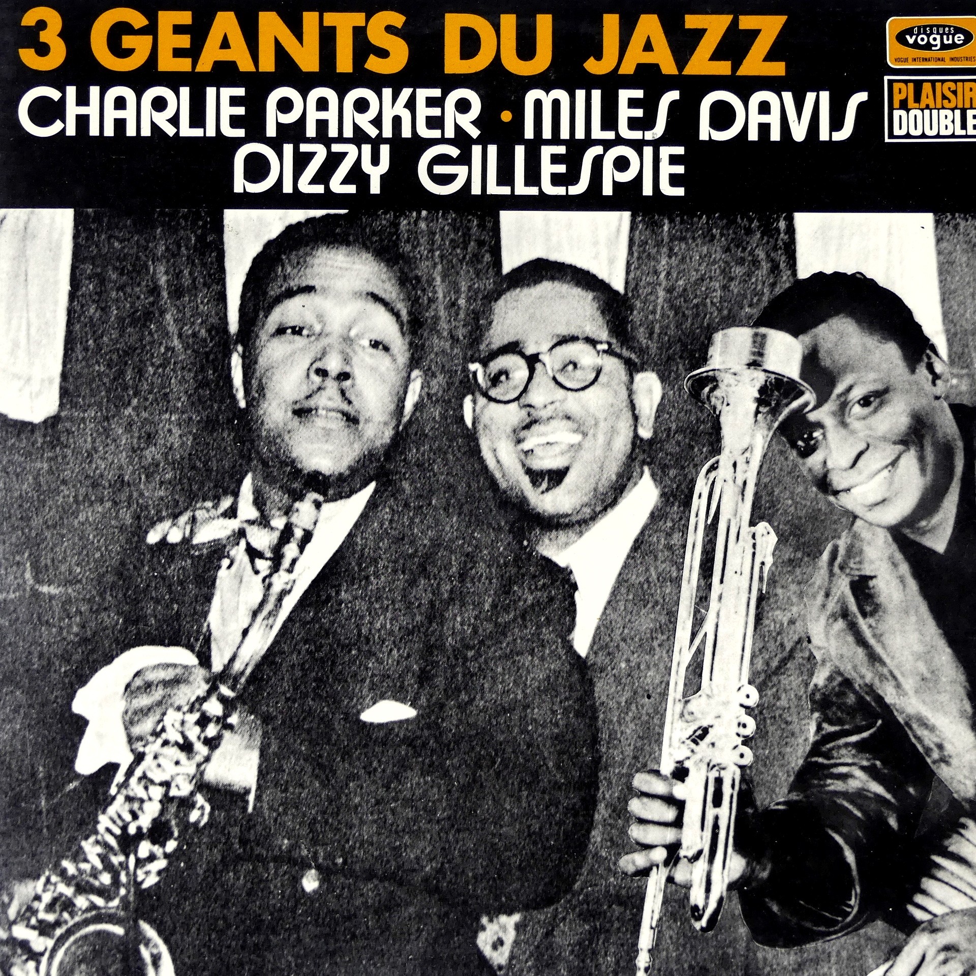 Vinyle - Charlie Parker, Miles Davis, Dizzy Gillespie - 1971  -  reconditionné disponible sur Label Emmaüs