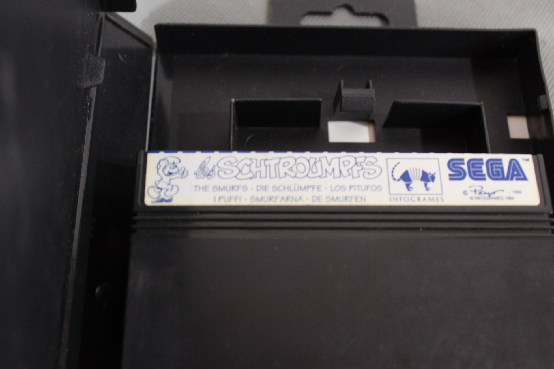 Jeu SEGA MASTER LES SCHTROUMPFS Bon état - Vue 3 - 