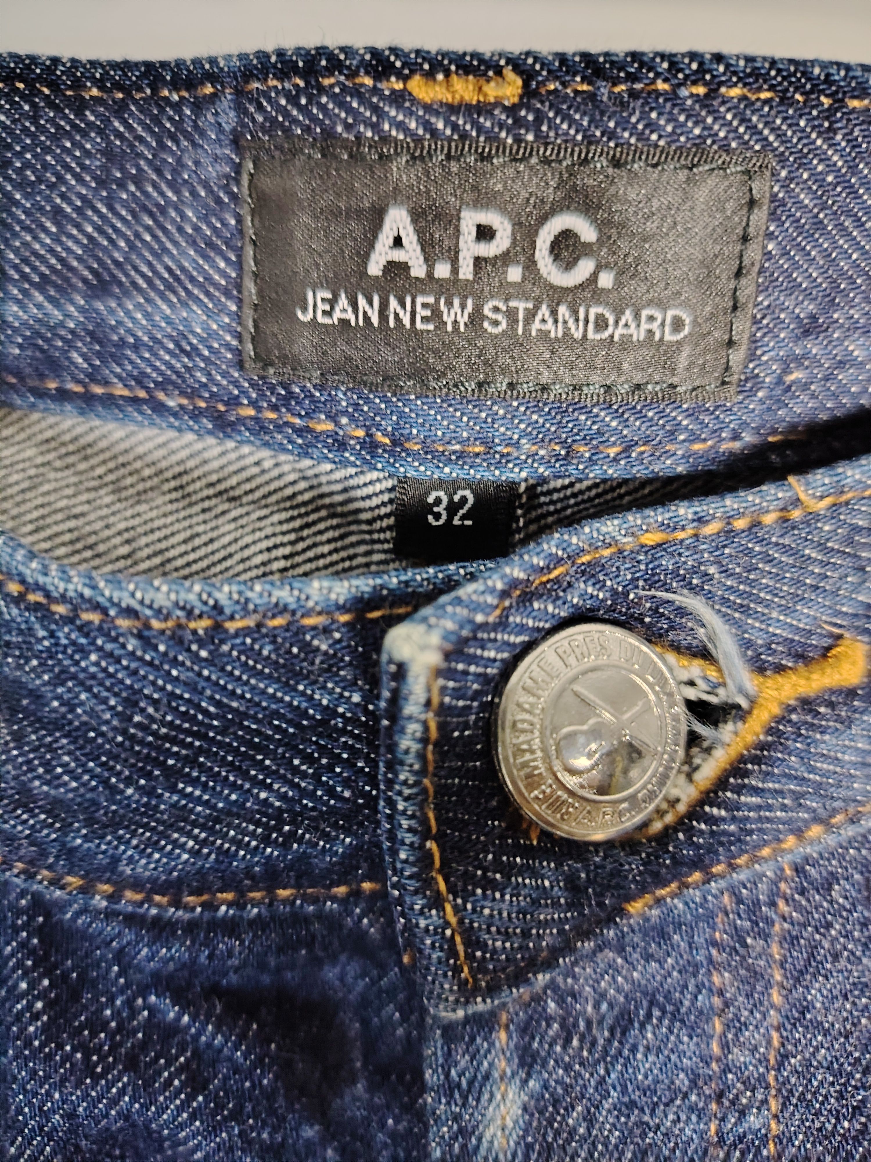 A.P.C pantalon jeans coupe droite - Taille W32/42/XL - Photo 5