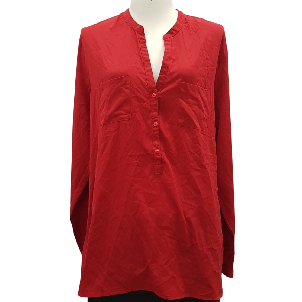 Chemise rouge foncé - ICI ET MAINTENANT - Taille 46 - Photo 0