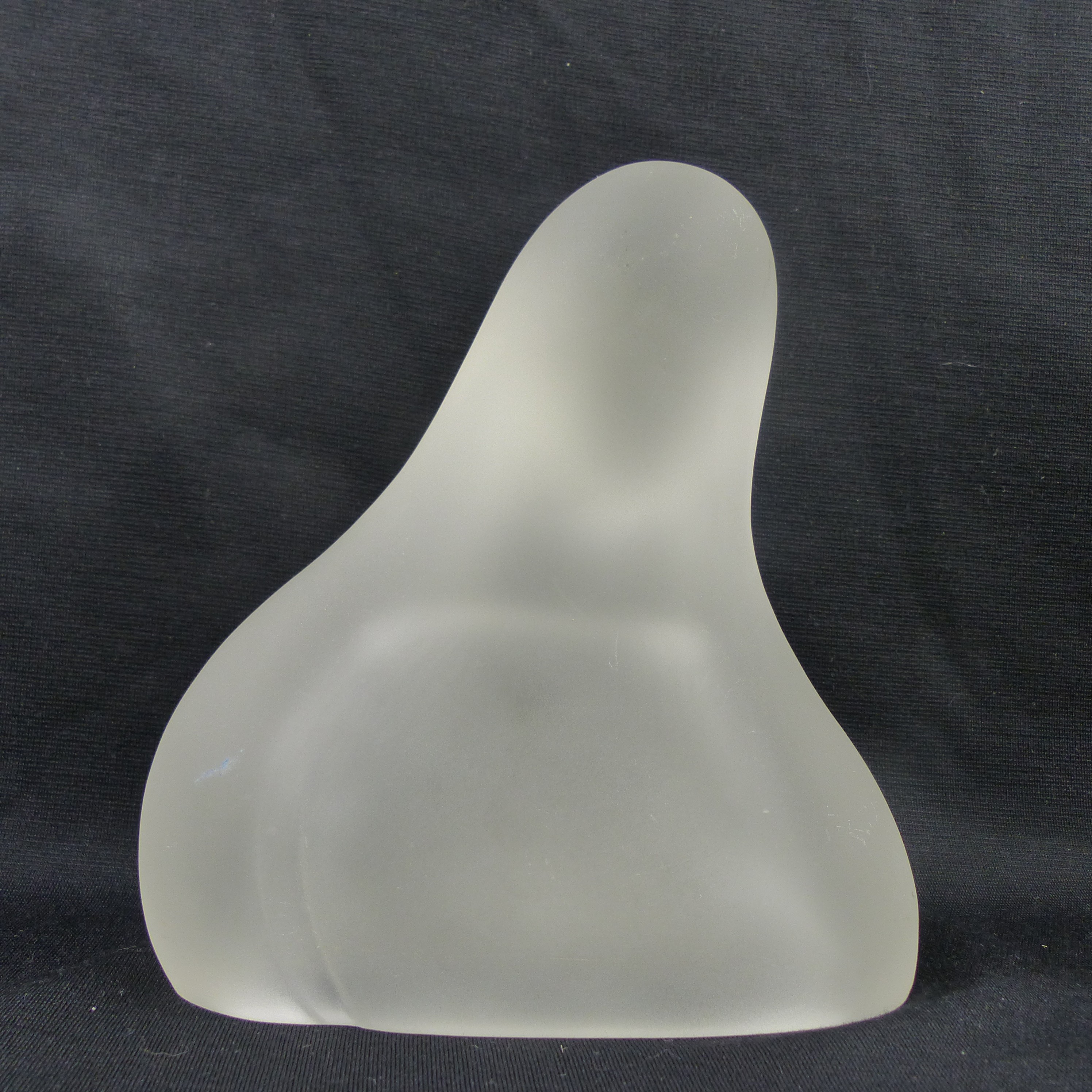 RARE Buste en verre givré de la Vierge / Epoque Art Déco - Attribué à Franz Hagenauer - Photo 2