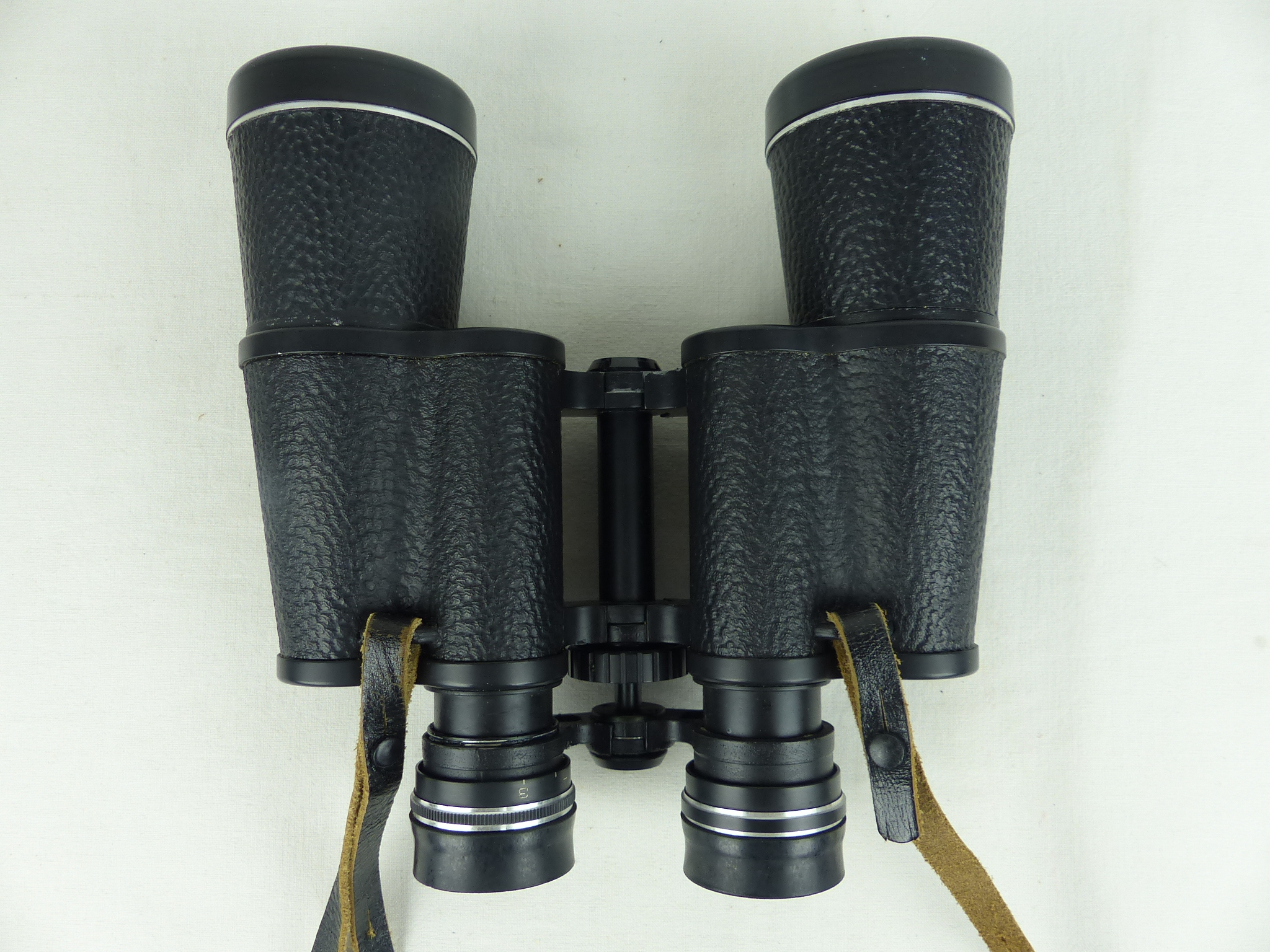 Jumelles militaires vintage Tento 6NU2, 7 x 50 avec très bel étui en cuir - Très bon état - Photo 5