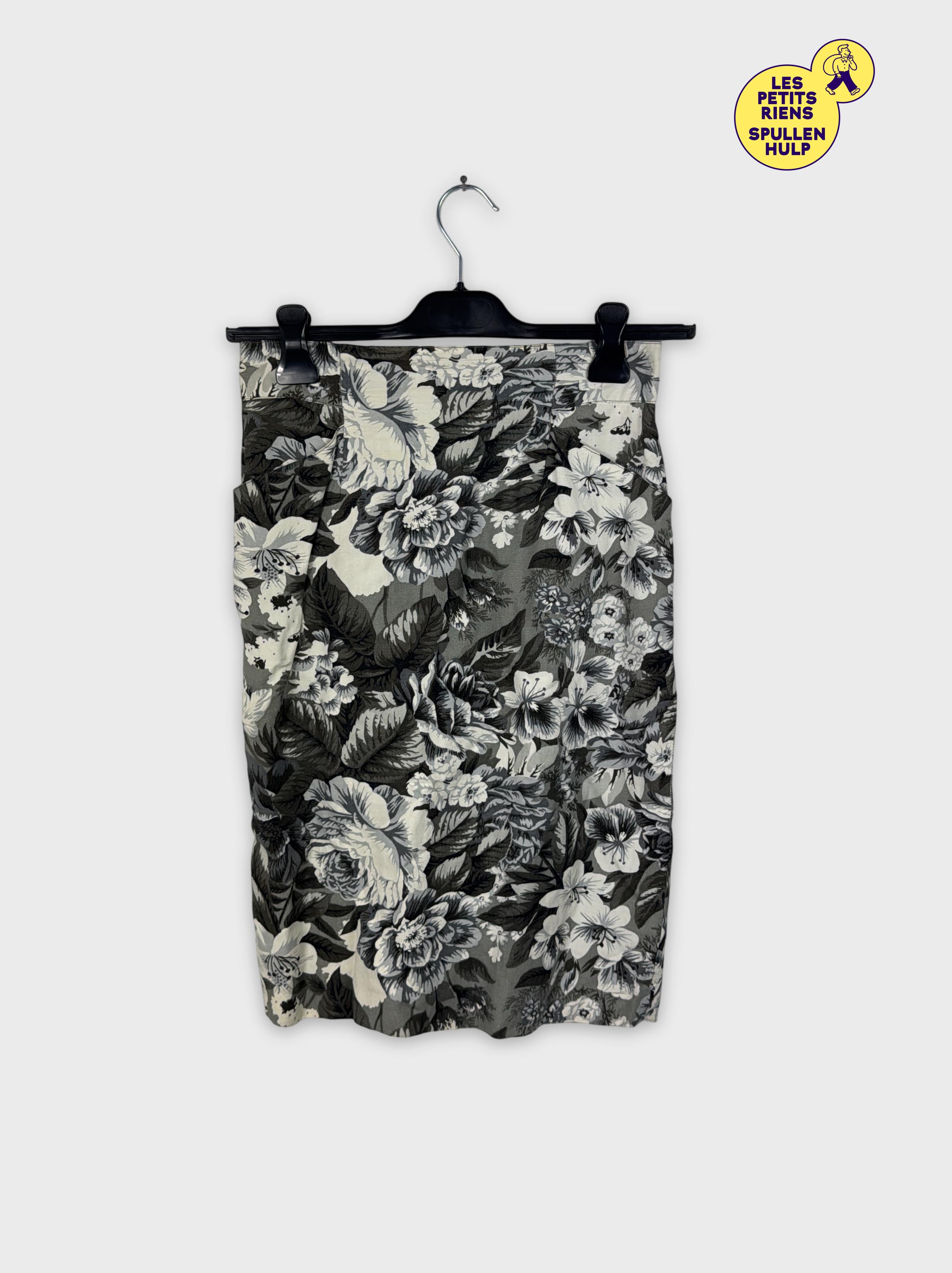 Jupe Kenzo fleurie L 40 🌸🌼 - Photo 0