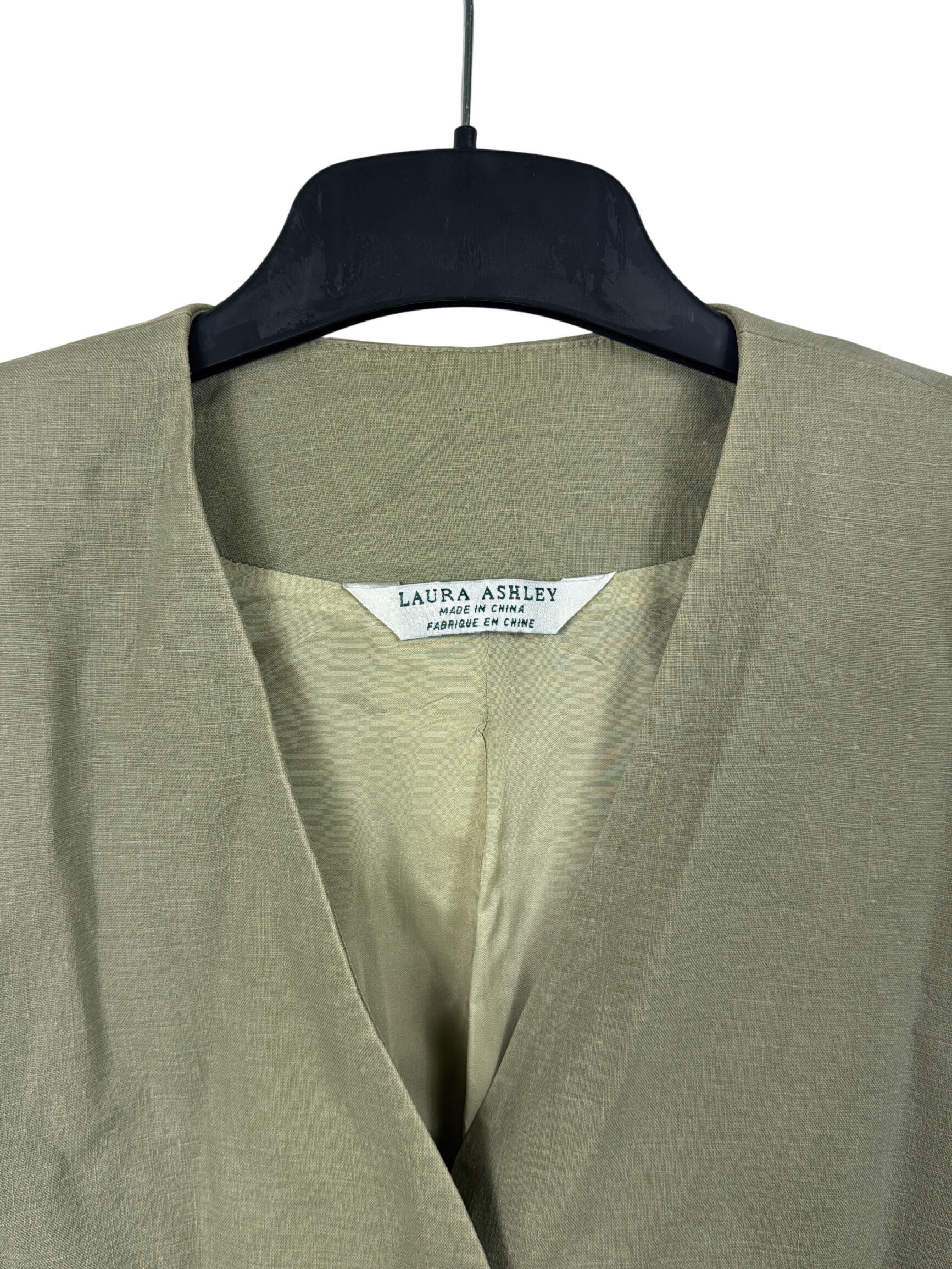 Blazer Vintage Laura ashley 🌿 Veste Lin Femme M - Photo 1