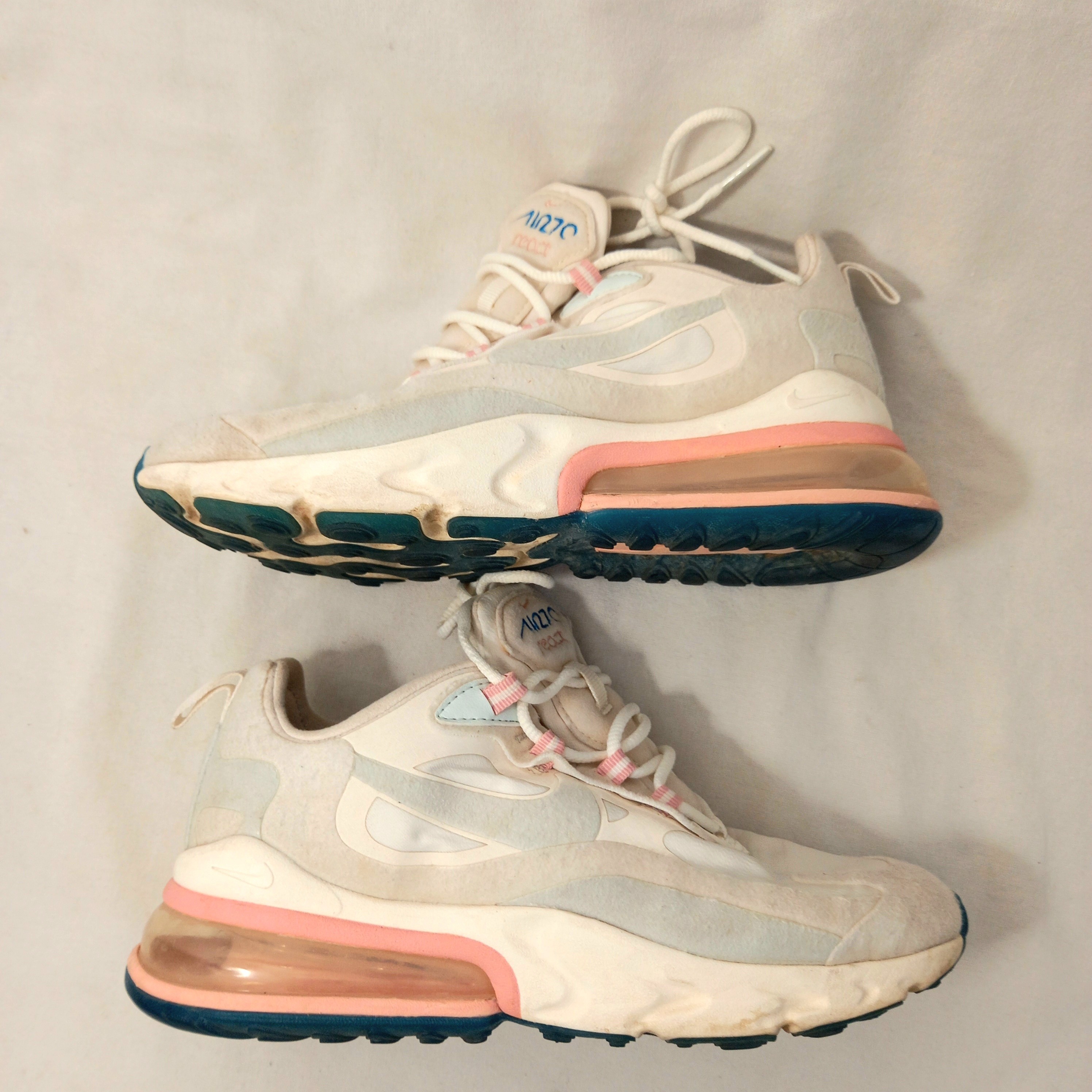 Chaussure pour femme/unisexe, de marque Nike, modèle Air Max 270 React, "American Modern Art", taille 36,5 (Europe) - COLLECTOR Bon état - Vue 15 - 