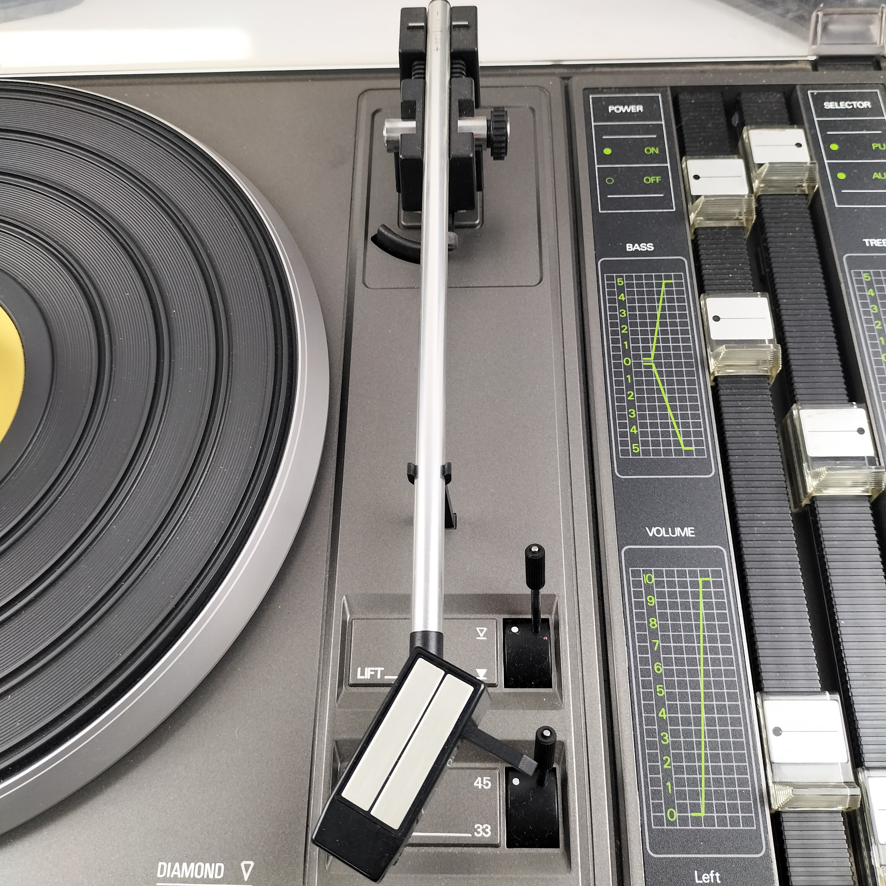 Platine Vinyle Radiola 410 1970 avec ses deux Enceintes - Bon état - Photo 3