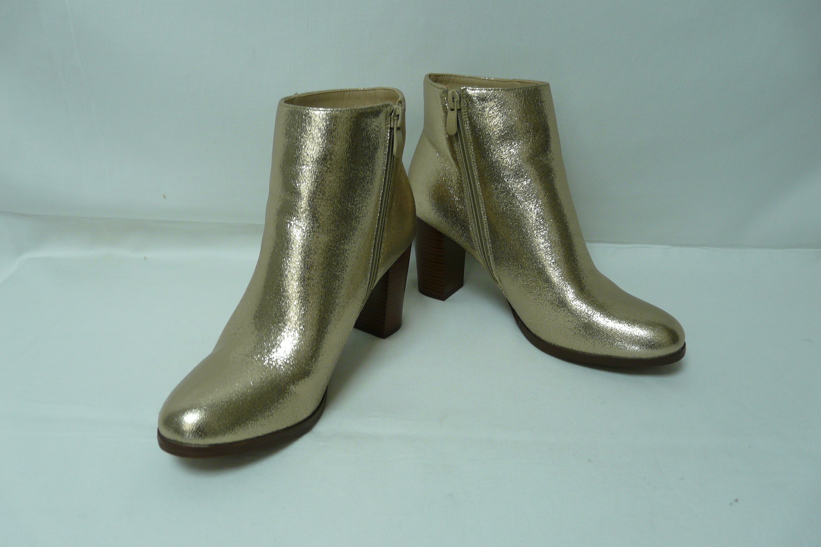 C107 - Bottines dorées - Sinéquanone - Pointure 39 - Photo 2