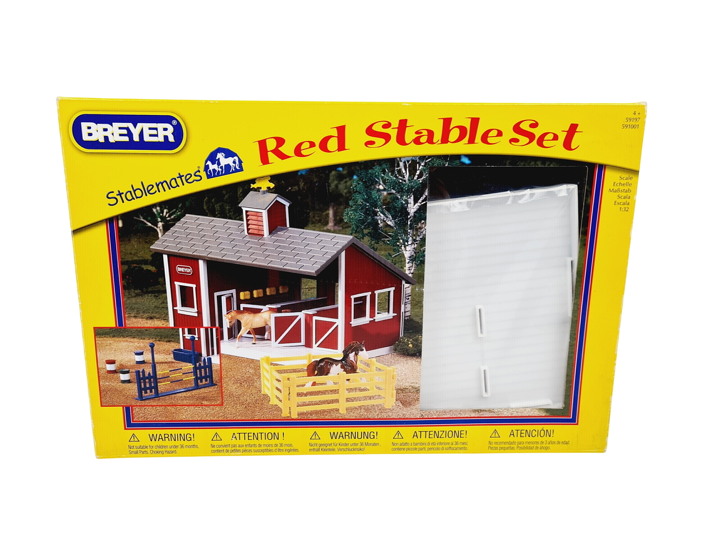 Figurines - Stablemates Red Stable Set (59197) 1/32 incomplet - Breyer - 4 ans+ Bon état -  reconditionné disponible sur Label Emmaüs