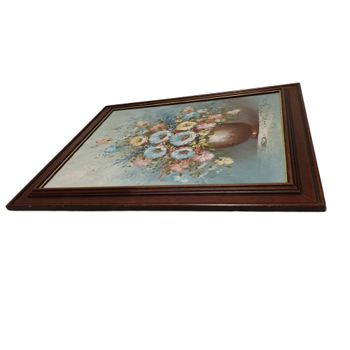 Voir photo 2 de Peinture sur toile "Bouquet " Peinture sur toile "Bouquet " Bon état - Vue 2 -