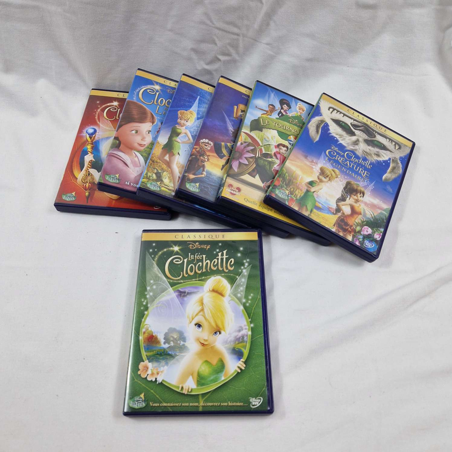 Voir photo 6 de Lot des 7 dvd la petite clochette Disney Lot des 7 dvd la petite clochette Disney Bon état - Vue 6 -