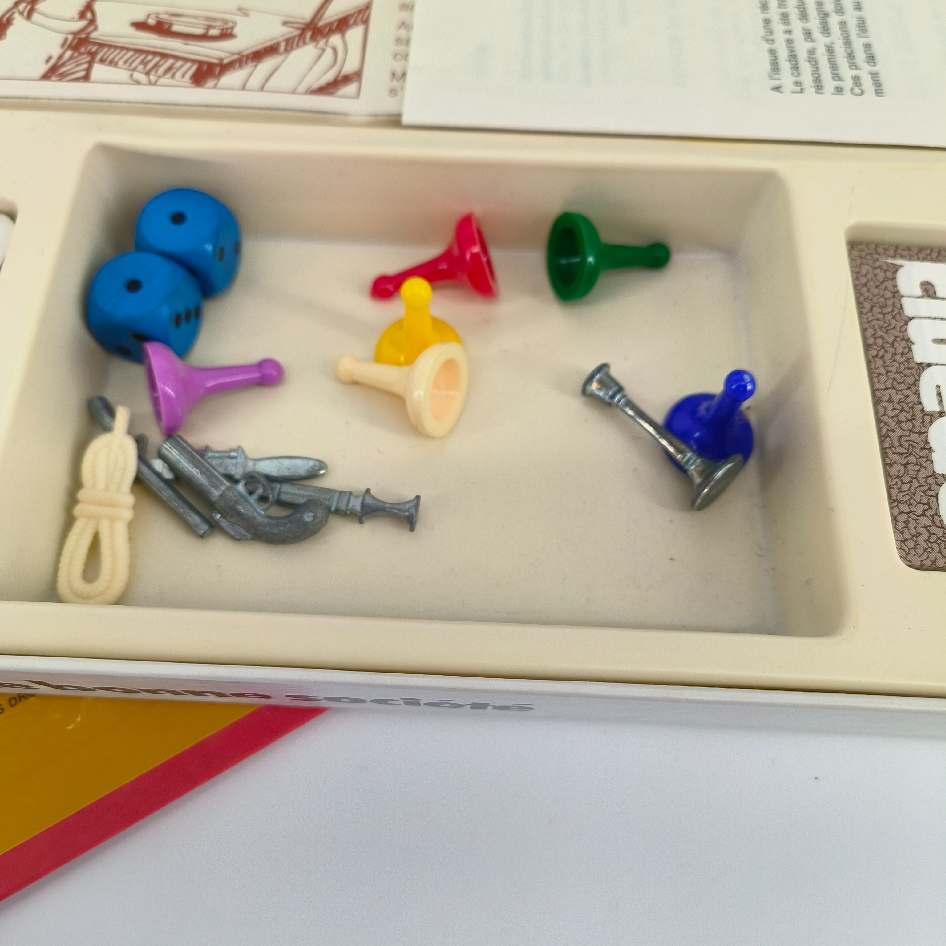 Jeu de société-Cluedo-Miro-Meccano- édition 1974- à partir de 8 ans Très bon état - Vue 5 - 