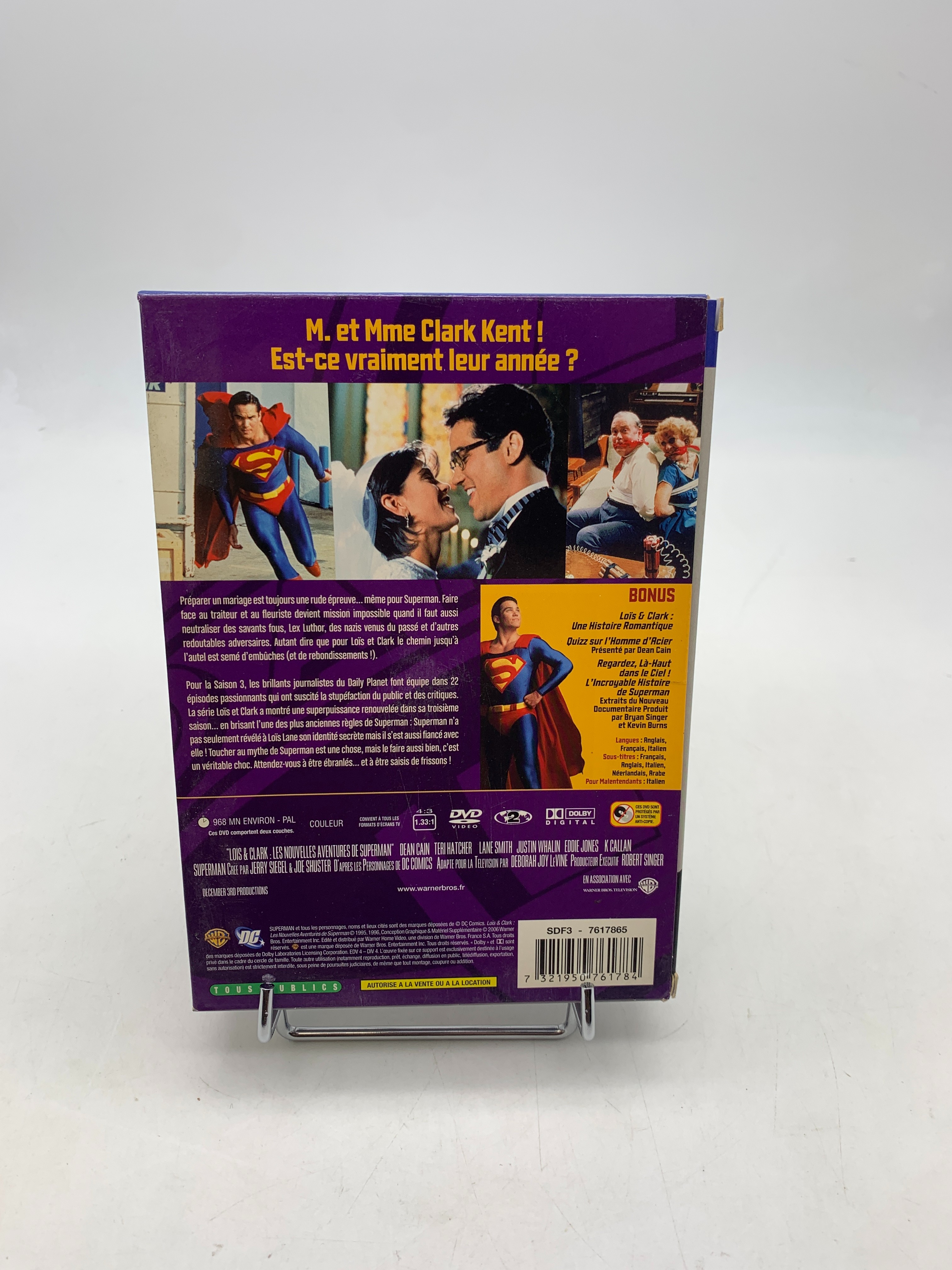 Lois et Clark, les nouvelles aventures de superman intégrale saison 3 - coffret DVD Très bon état - Vue 3 - 